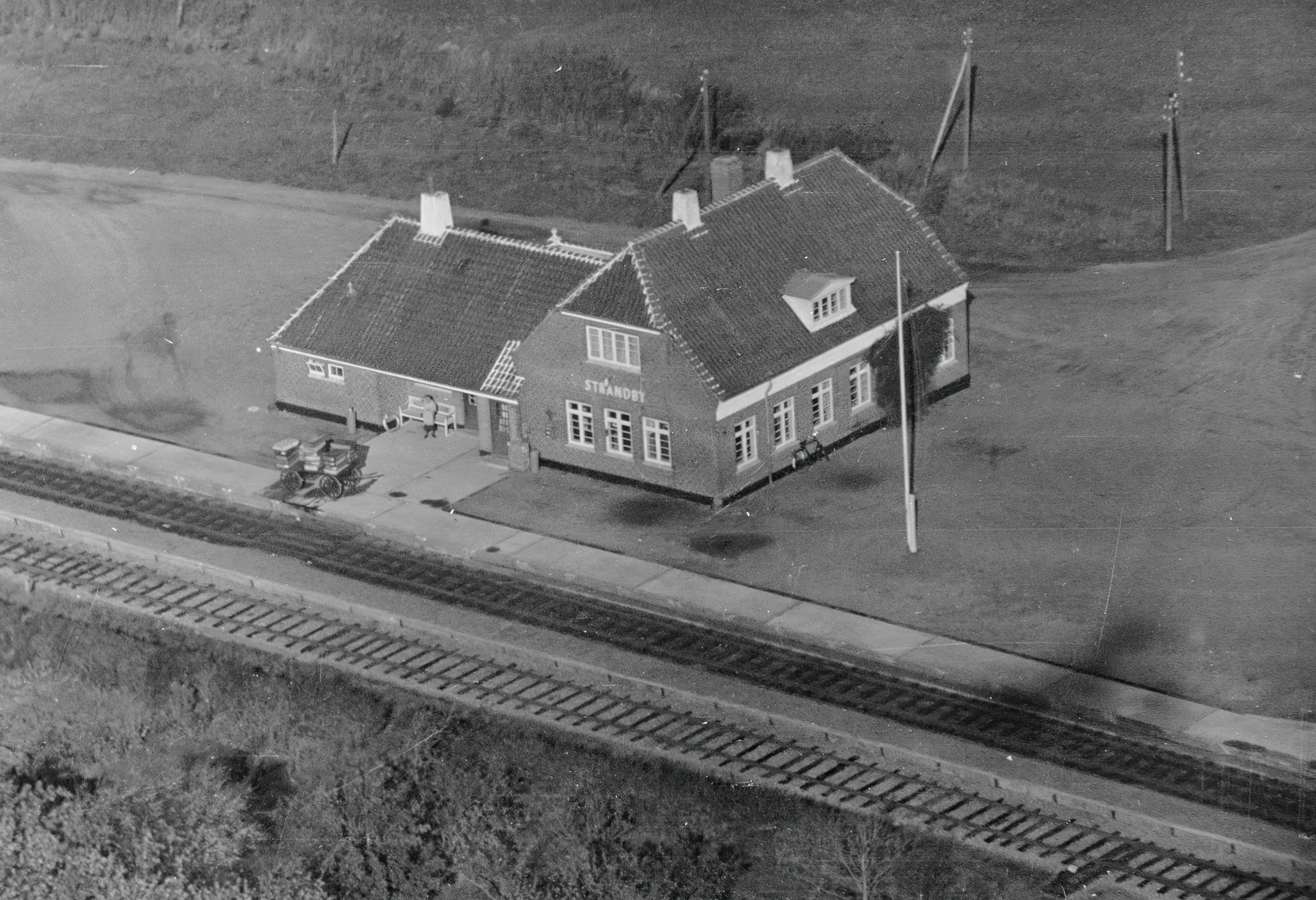 Billede af Strandby Trinbræt. Billede af Strandby Trinbræt.
