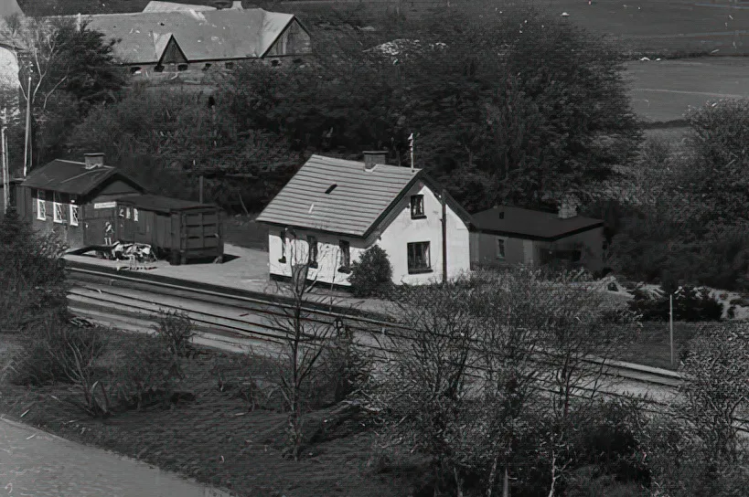 Billede af Skringstrup Billetsalgssted.