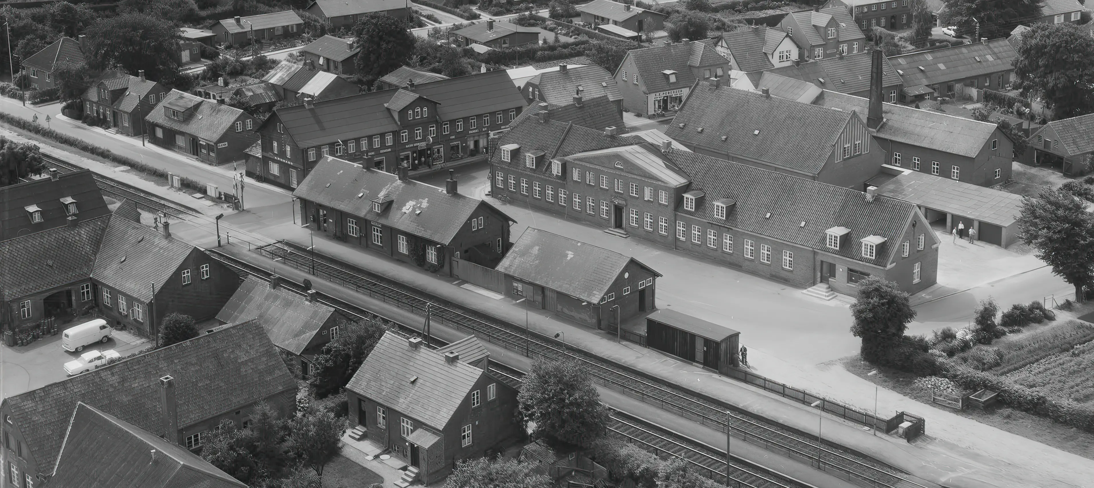 Billede af Hjerm Station. Billede af Hjerm Station.