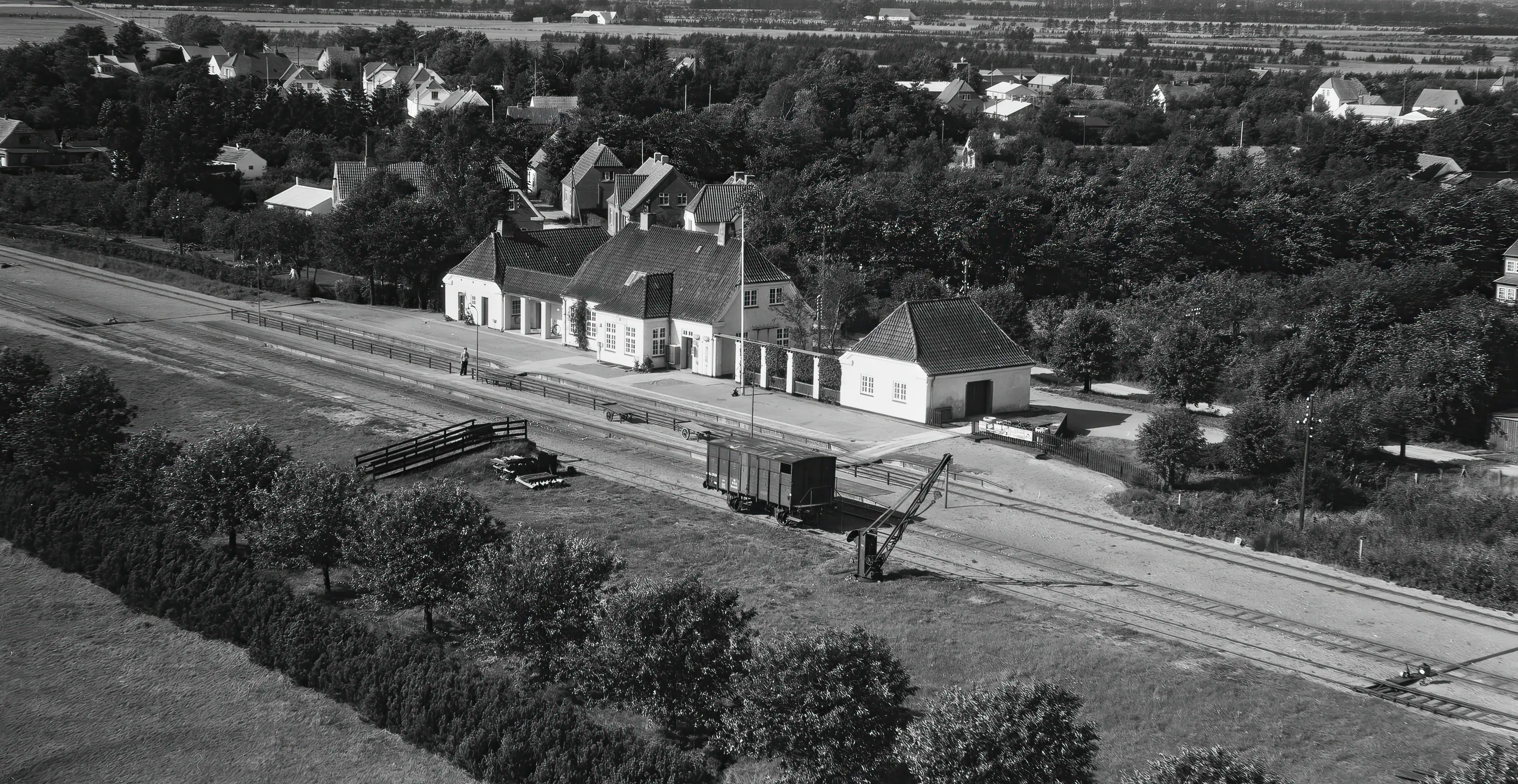 Billede af Hampen Station. Billede af Hampen Station.