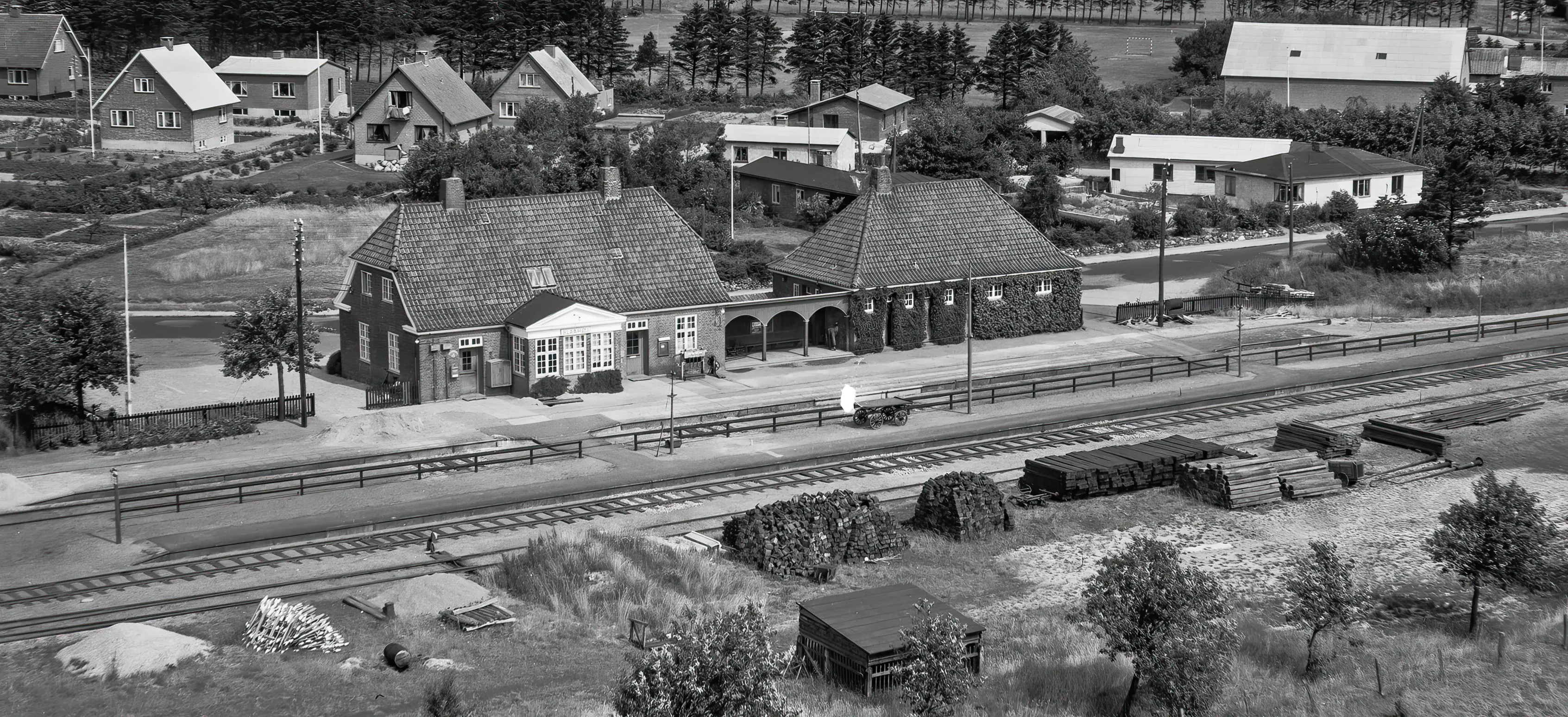 Billede af Blaahøj Station. Billede af Blaahøj Station.