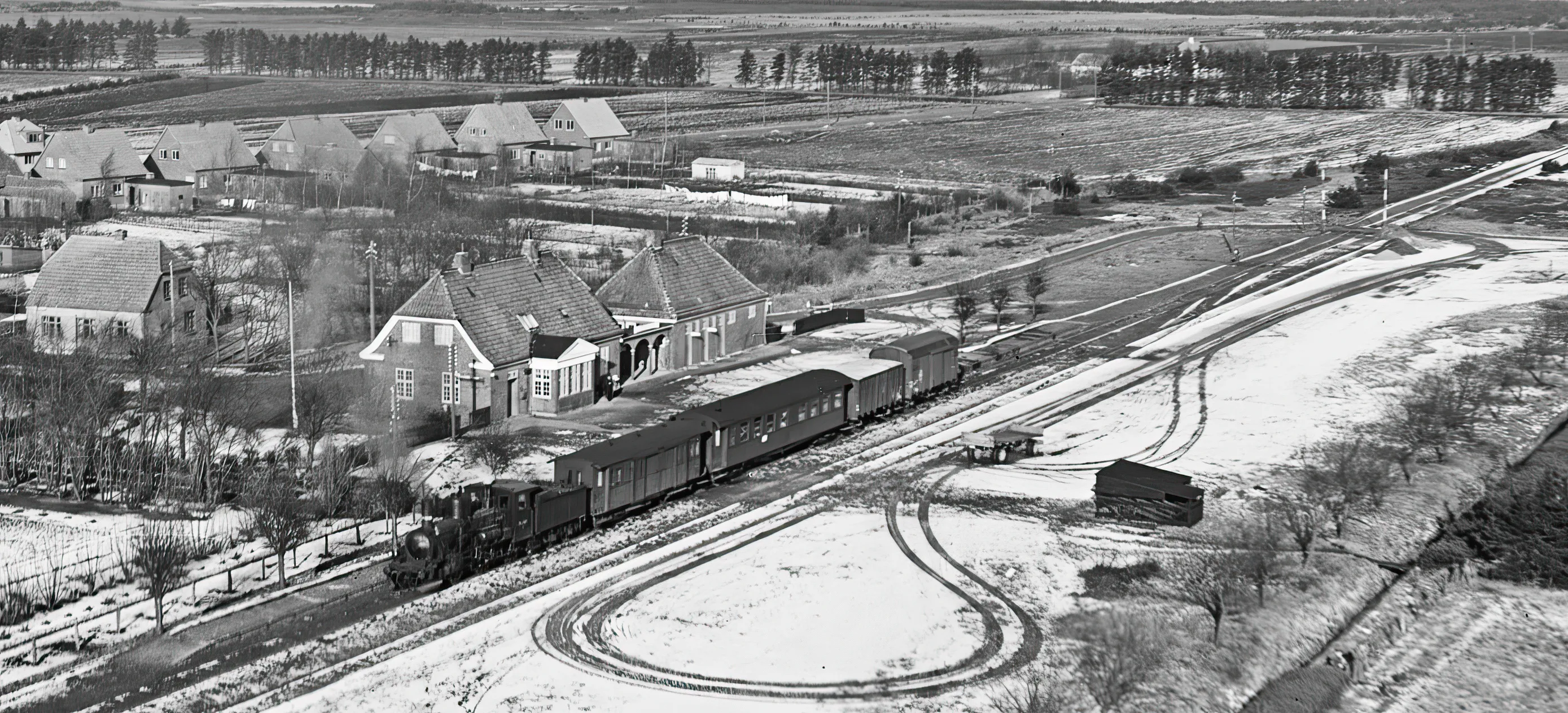 Billede af Krogager Station. Billede af Krogager Station.