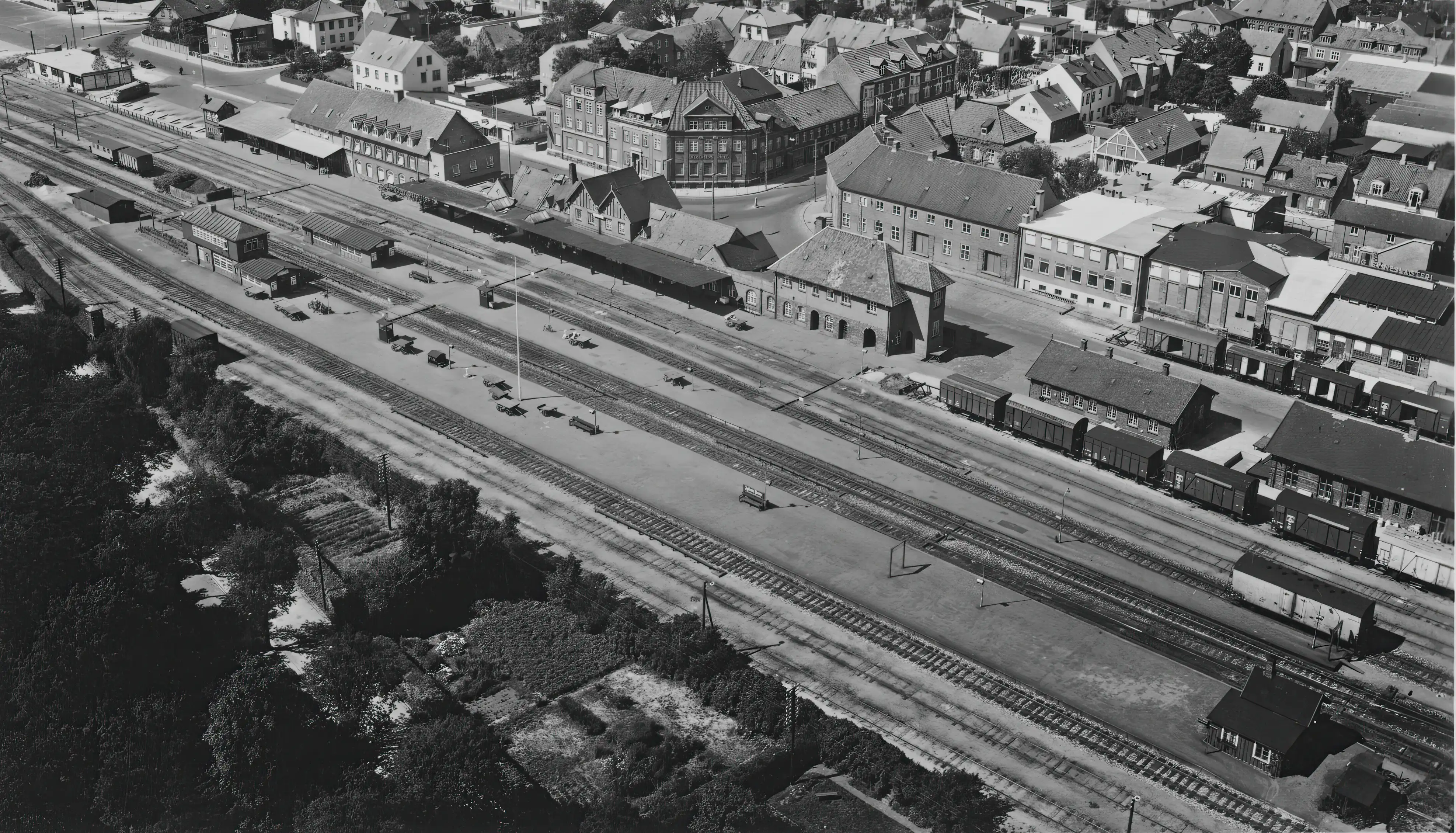 Billede af Herning Banegård.