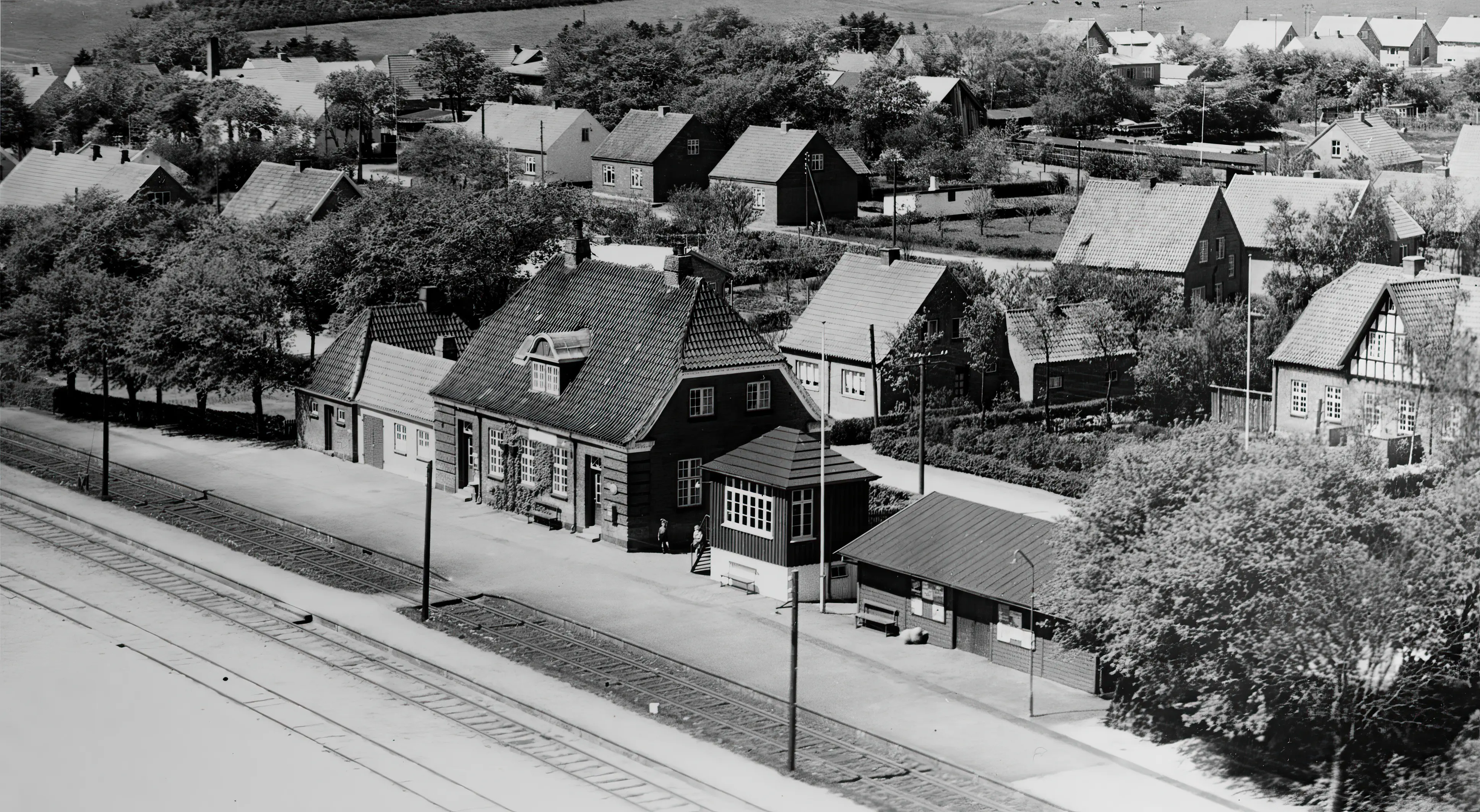 Billede af Engesvang Station. Billede af Engesvang Station.