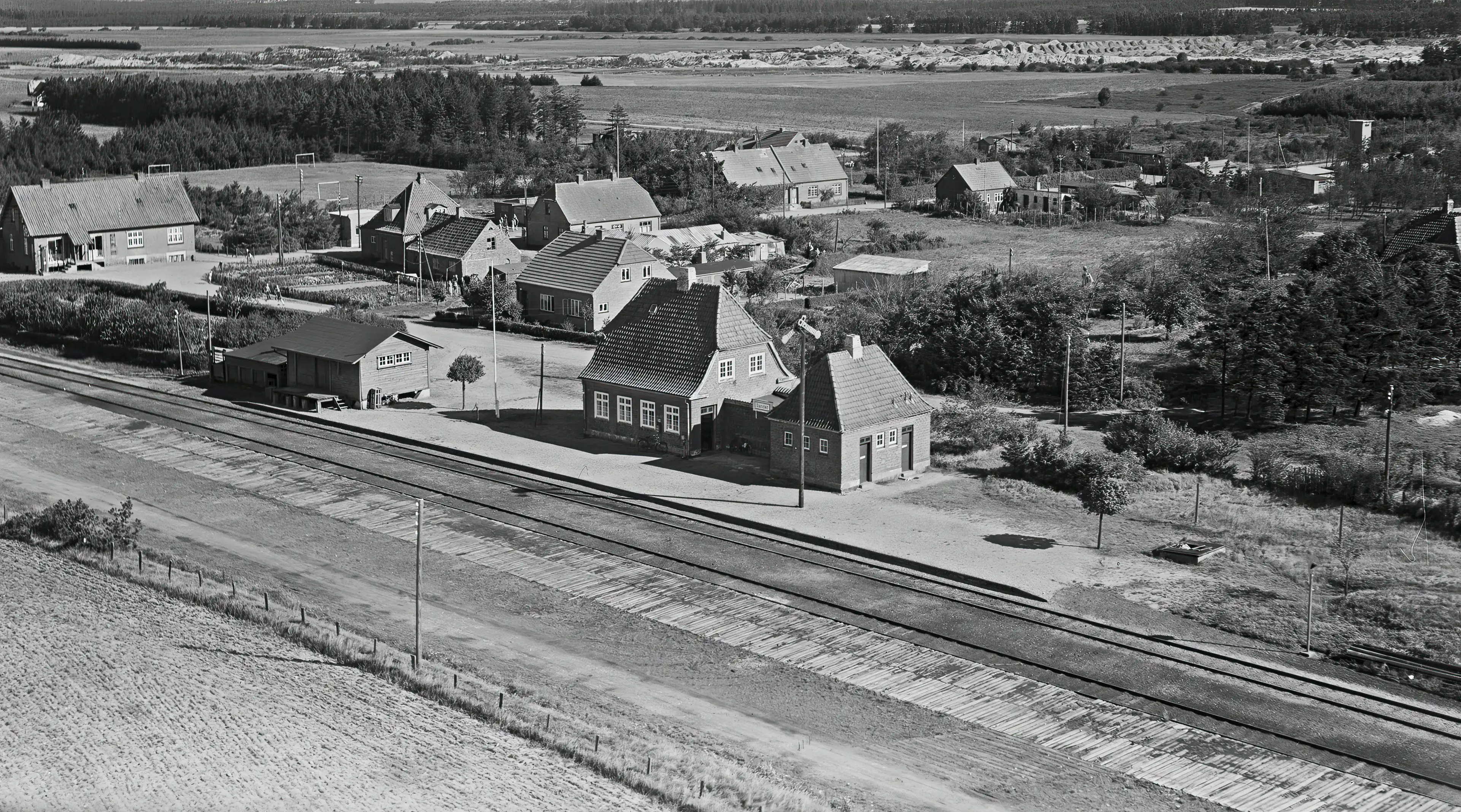 Billede af Sandet Station. Billede af Sandet Station.