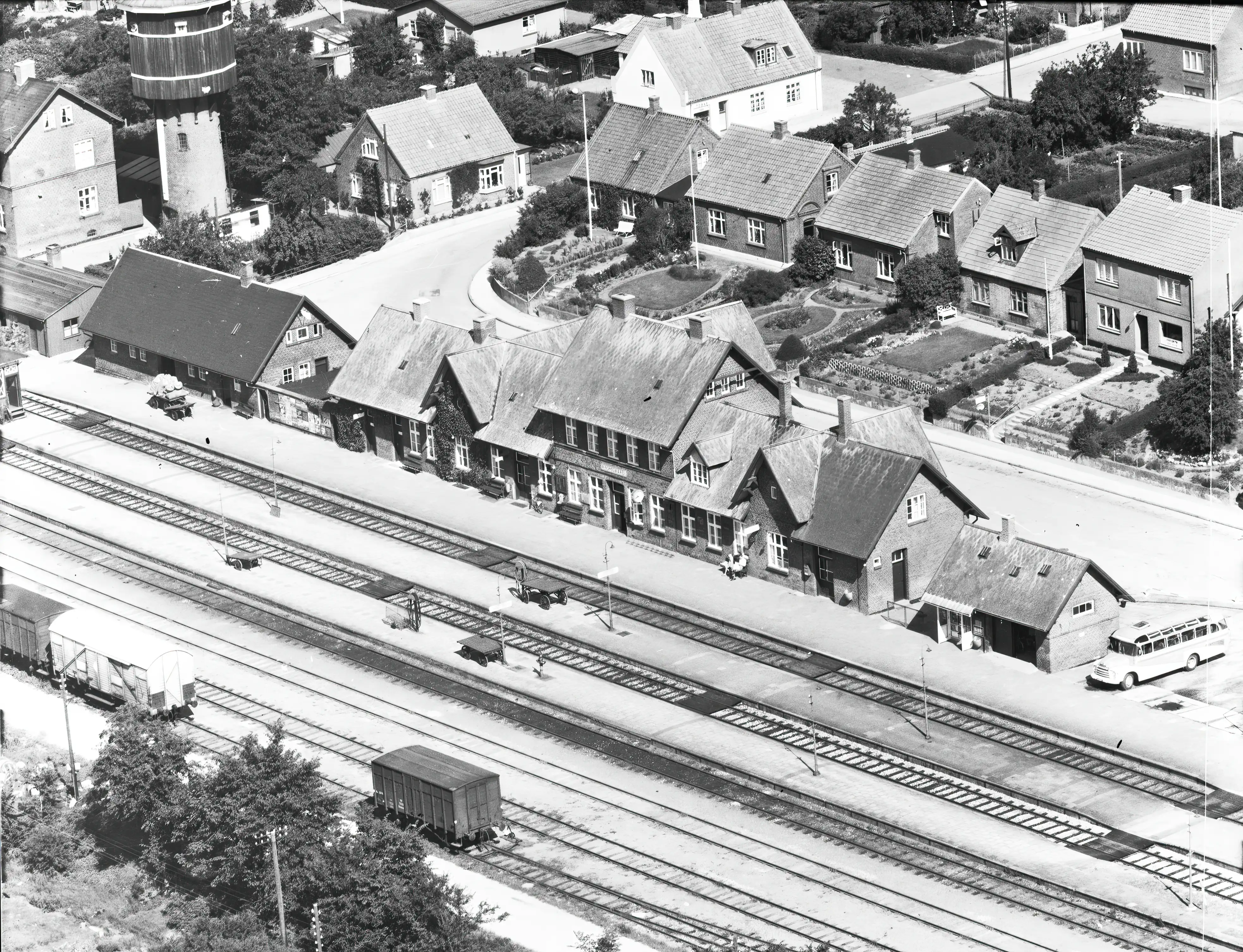 Billede af Ryomgård Station. Billede af Ryomgård Station.