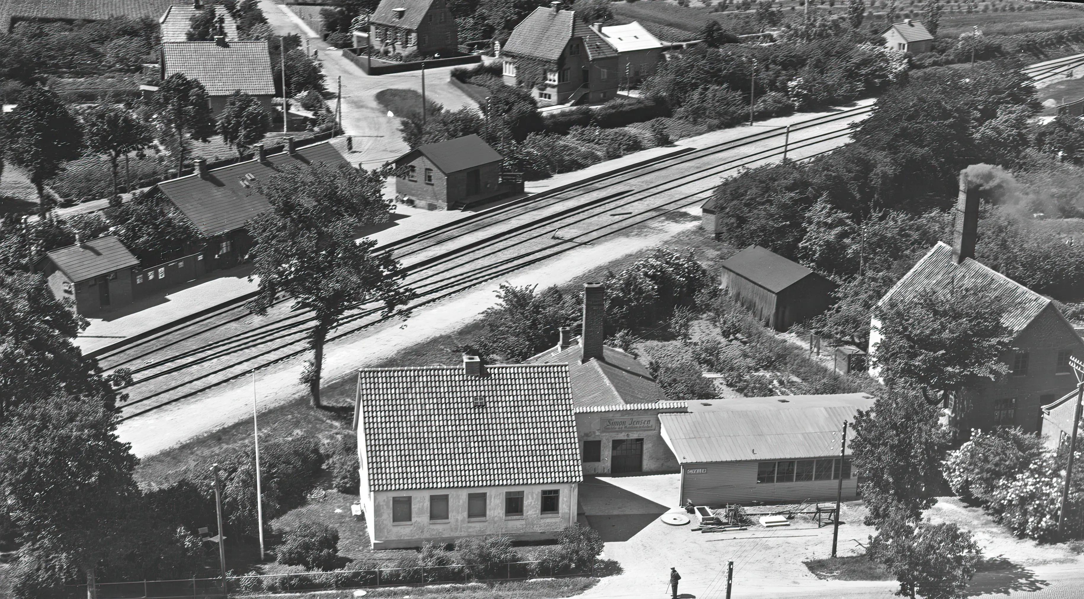 Billede af Tranbjerg Station. Billede af Tranbjerg Station.
