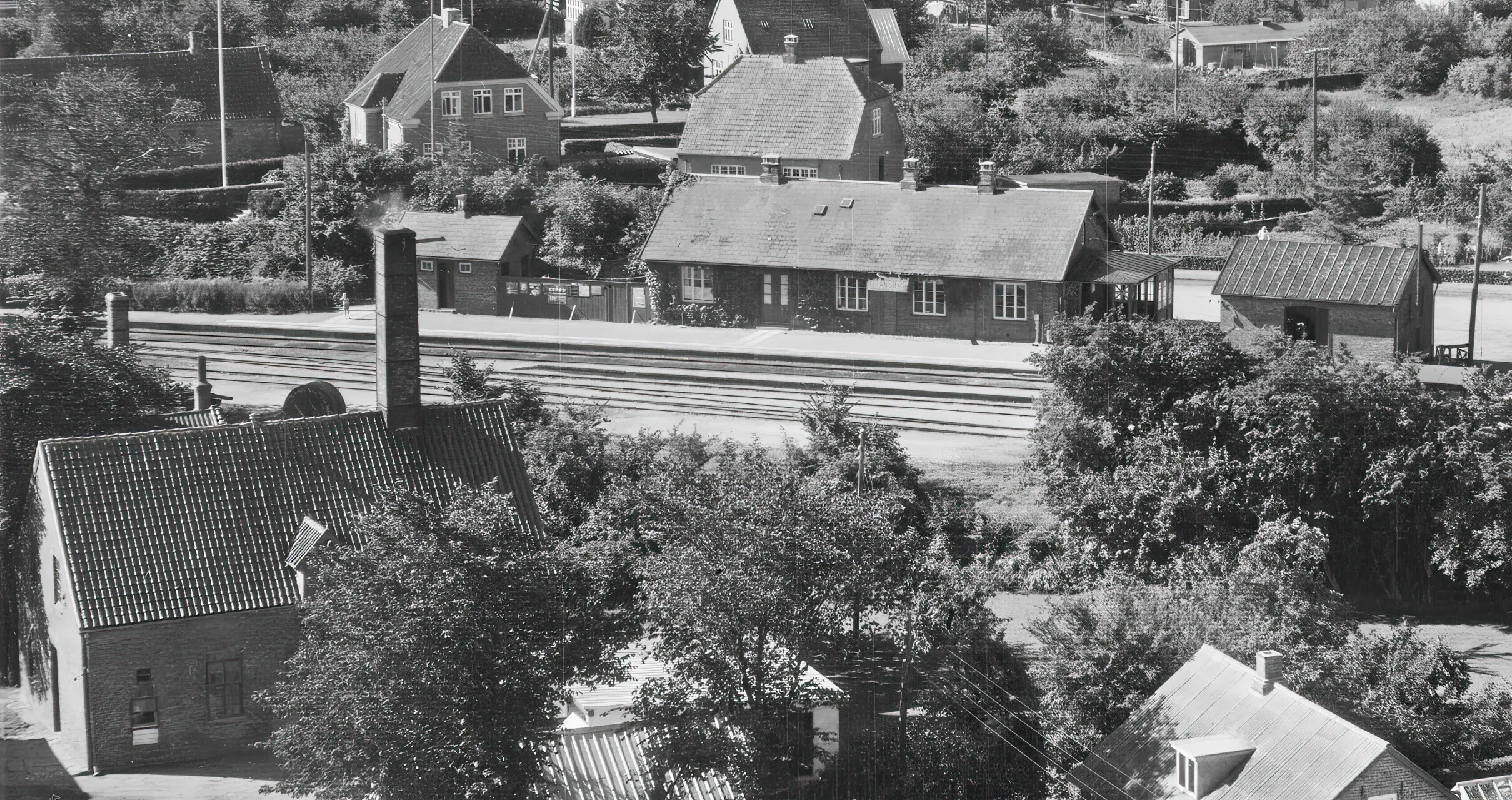 Billede af Tranbjerg Station. Billede af Tranbjerg Station.