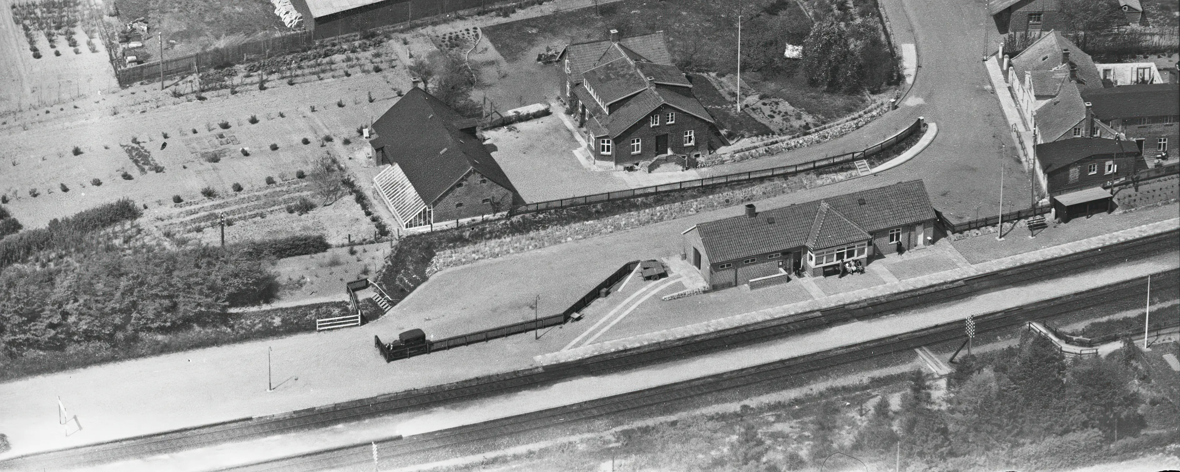 Billede af Hasselager Station.