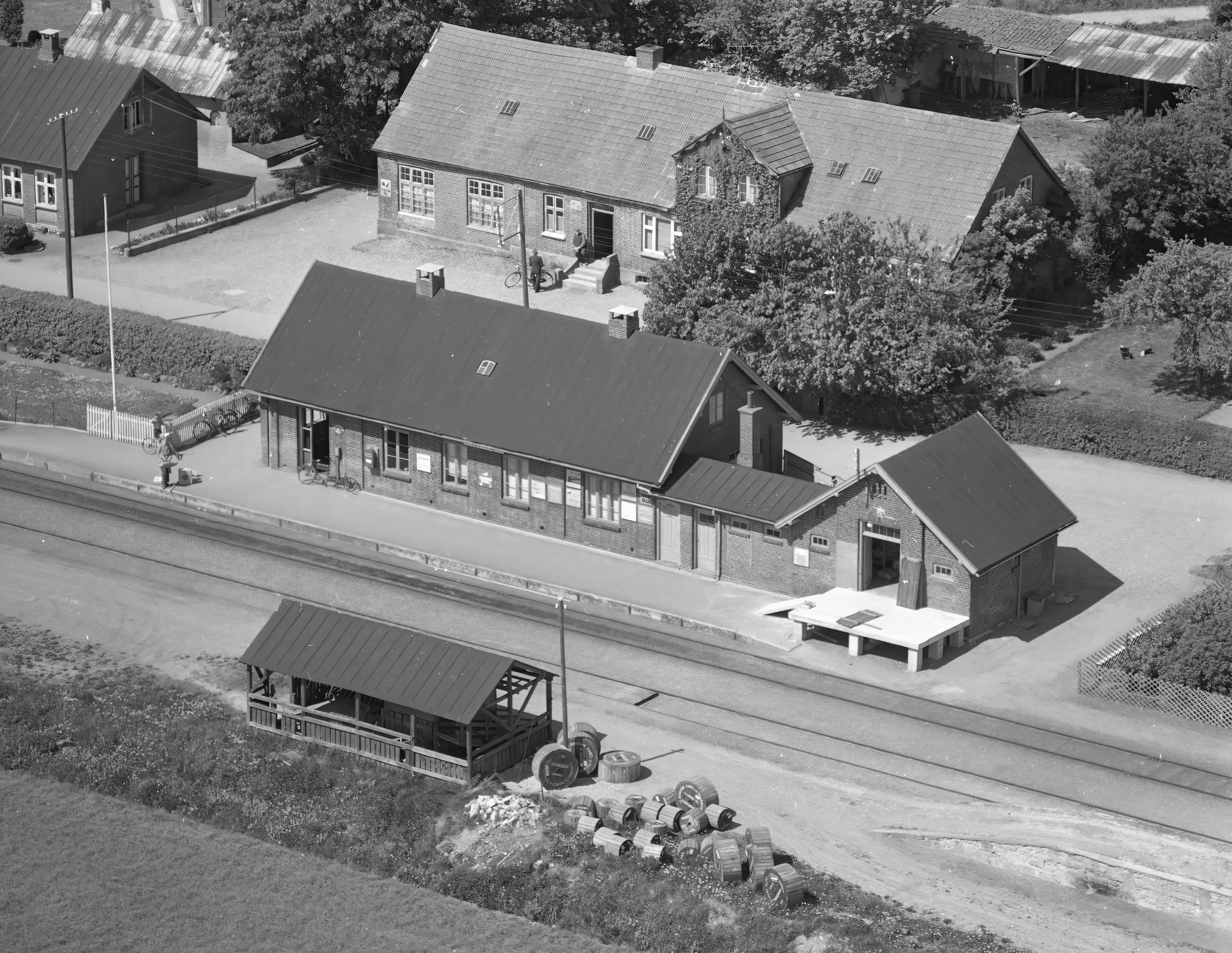 Billede af Spentrup Station. Billede af Spentrup Station.