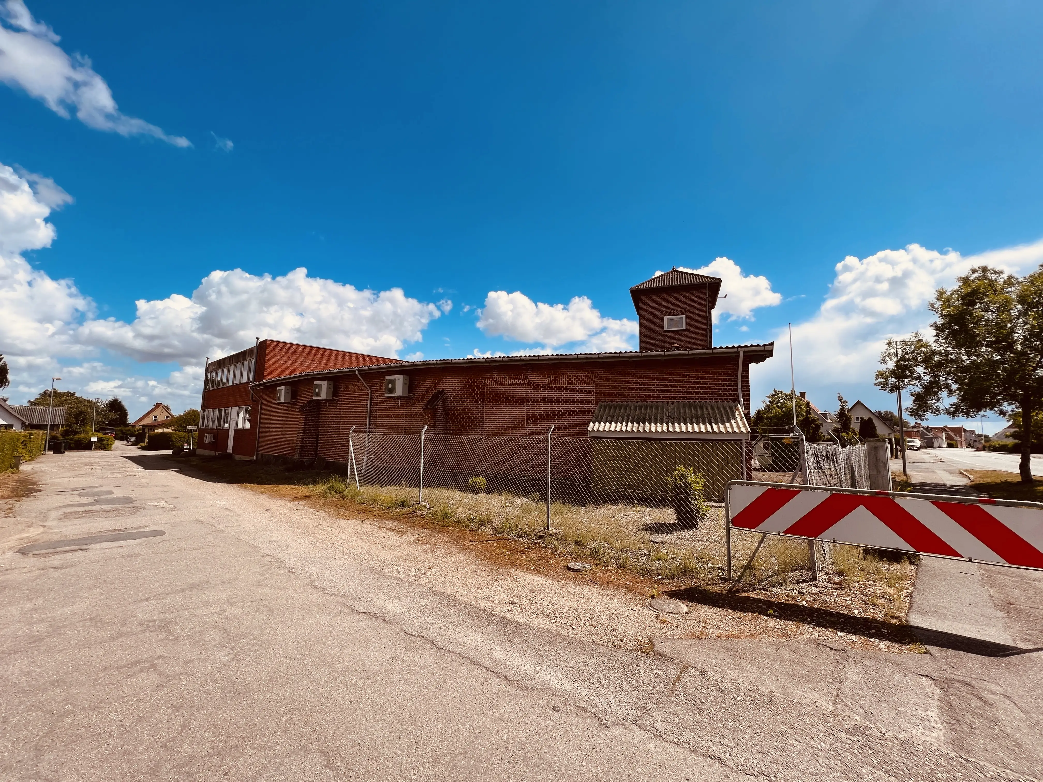 Billede af Hørve-Værslev banens remise ved Hørve Station.
