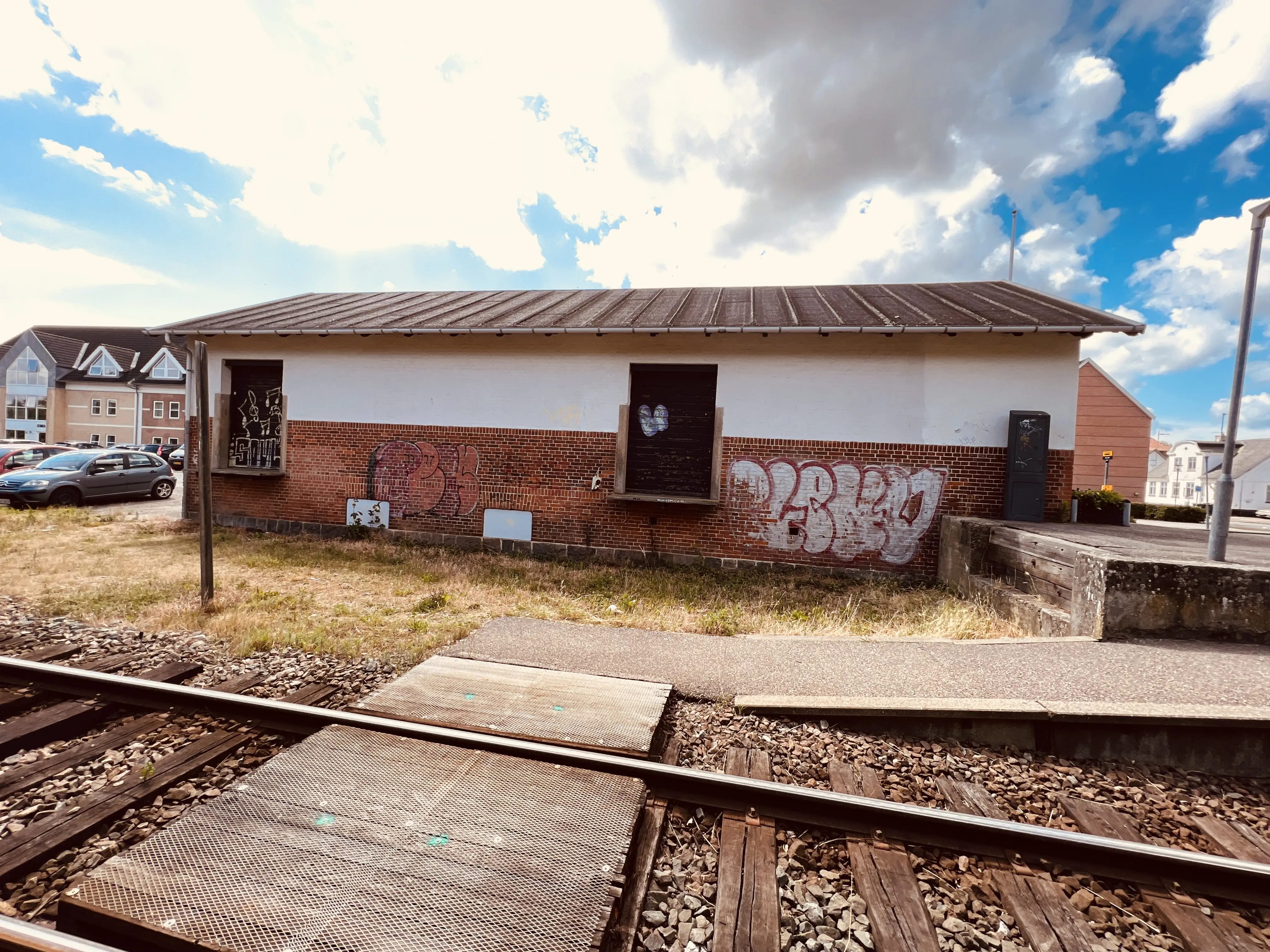 Billede af Hørve Stations varehus.