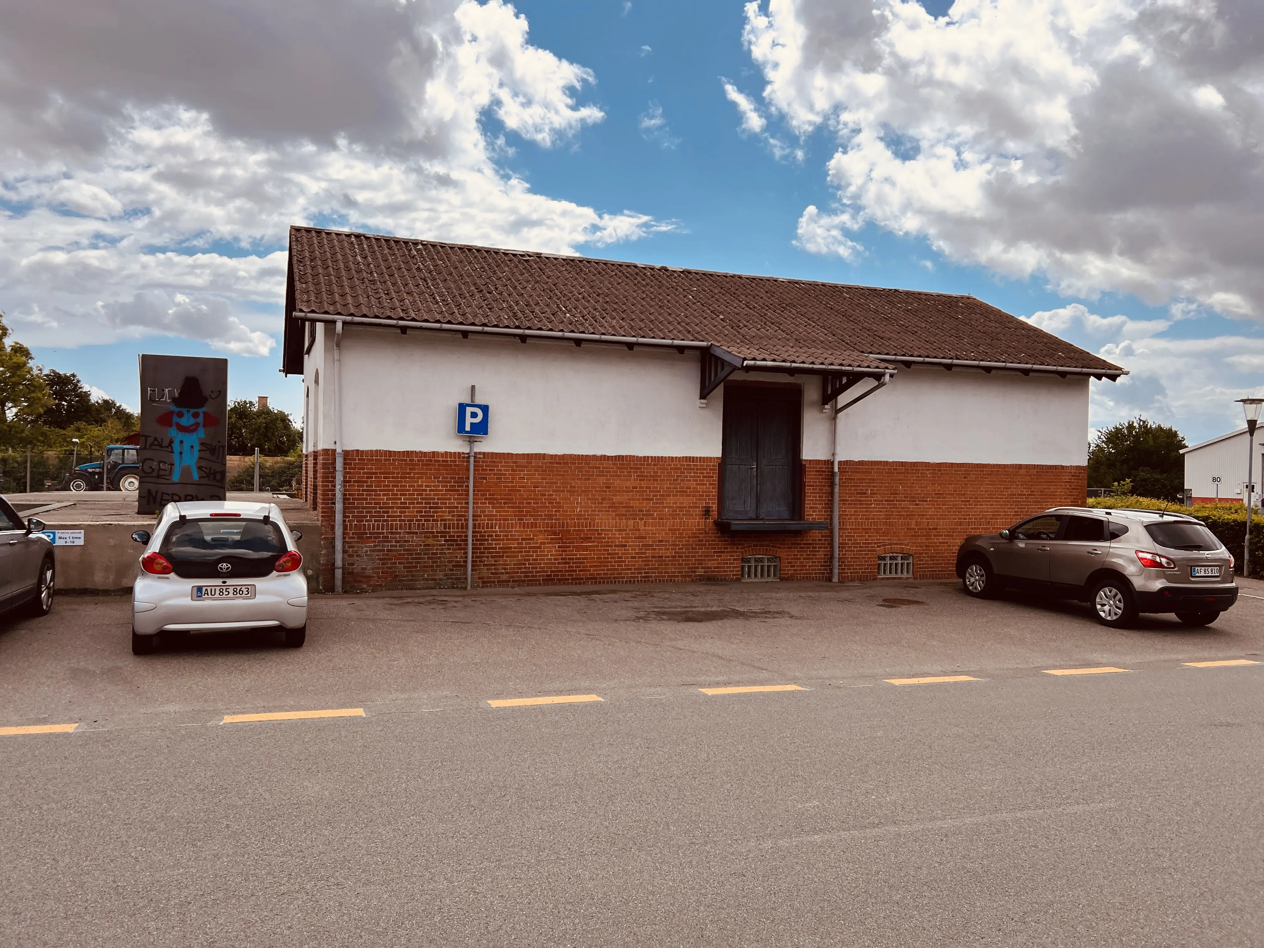 Billede af Asnæs Stations varehus.