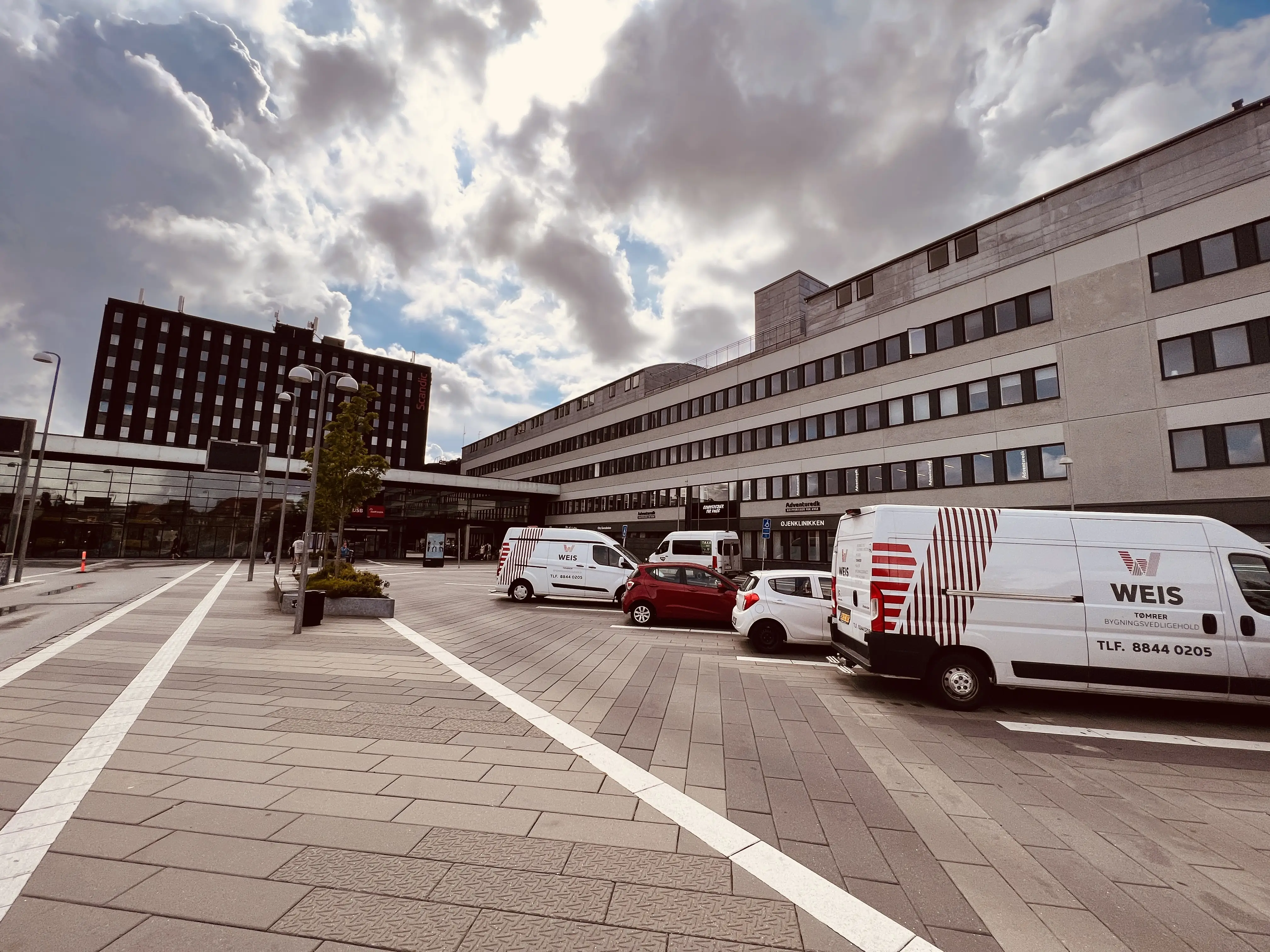 Billede af Herning Banegård Center.