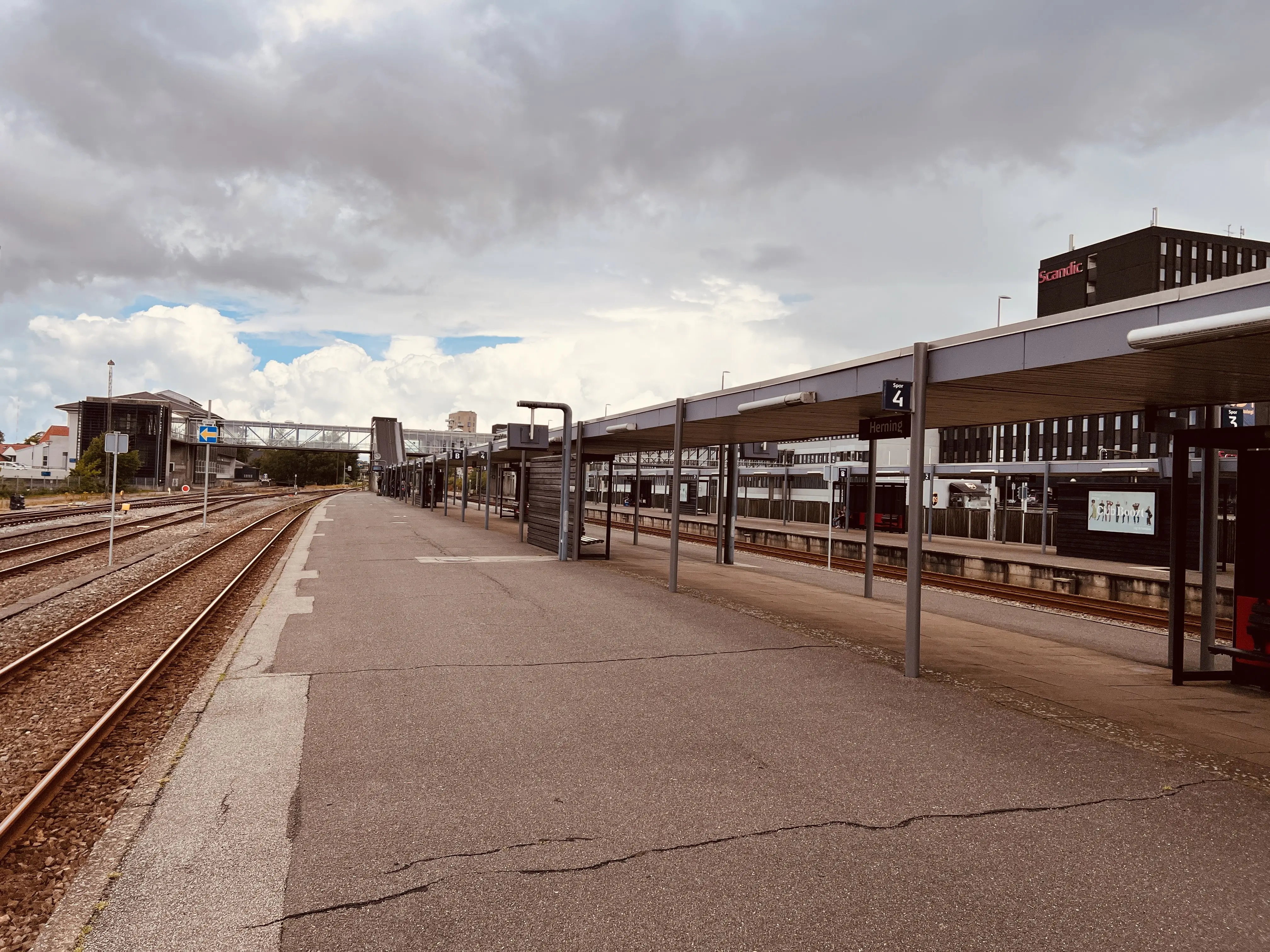 Billede af Herning Banegård Center.