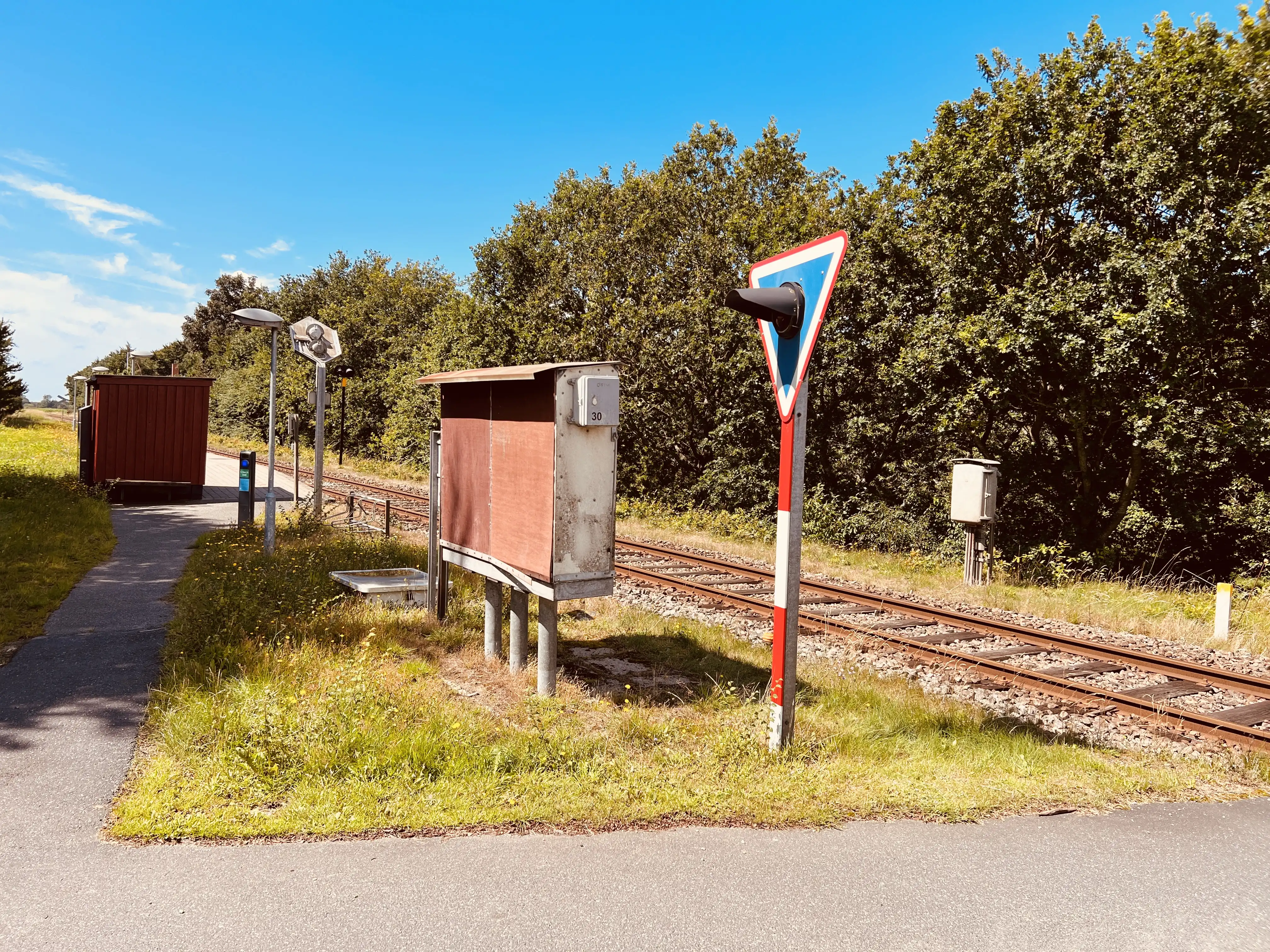 Billede af Hyllerslev Trinbræt. Billede af Hyllerslev Trinbræt.