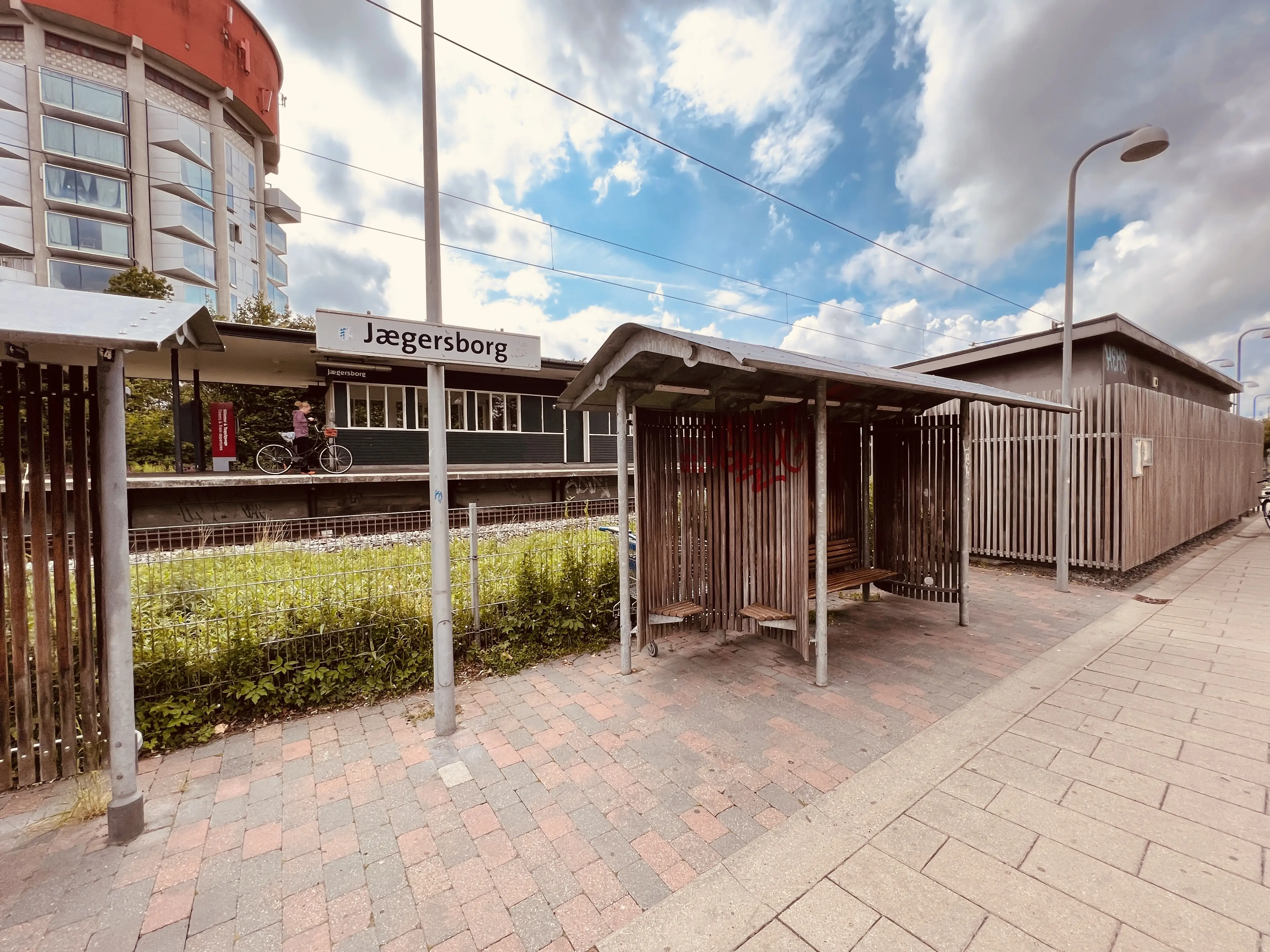 Billede af Jægersborg Lokalbane Station. Billede af Jægersborg Lokalbane Station.