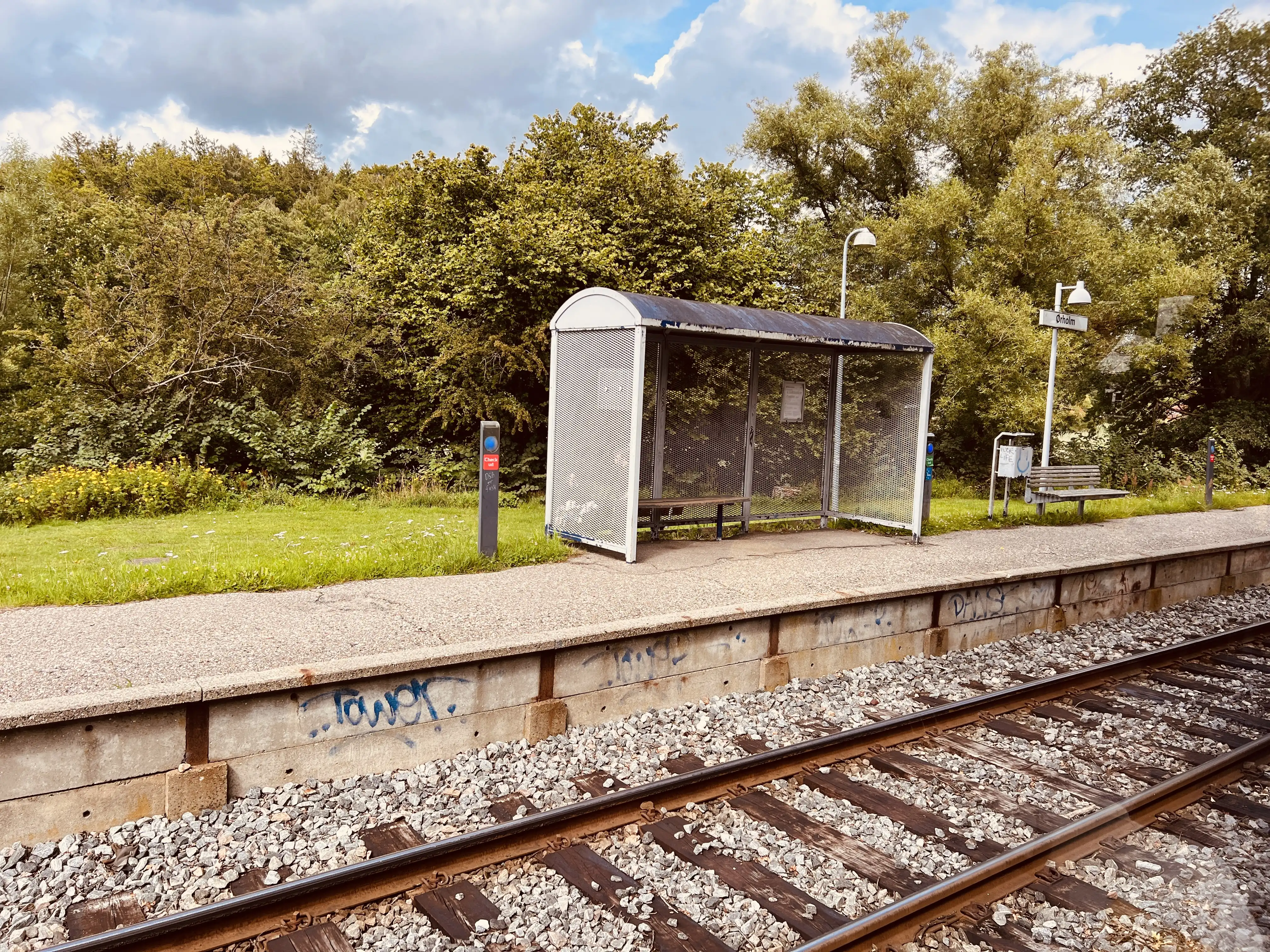 Billede af Ørholm Holdeplads.