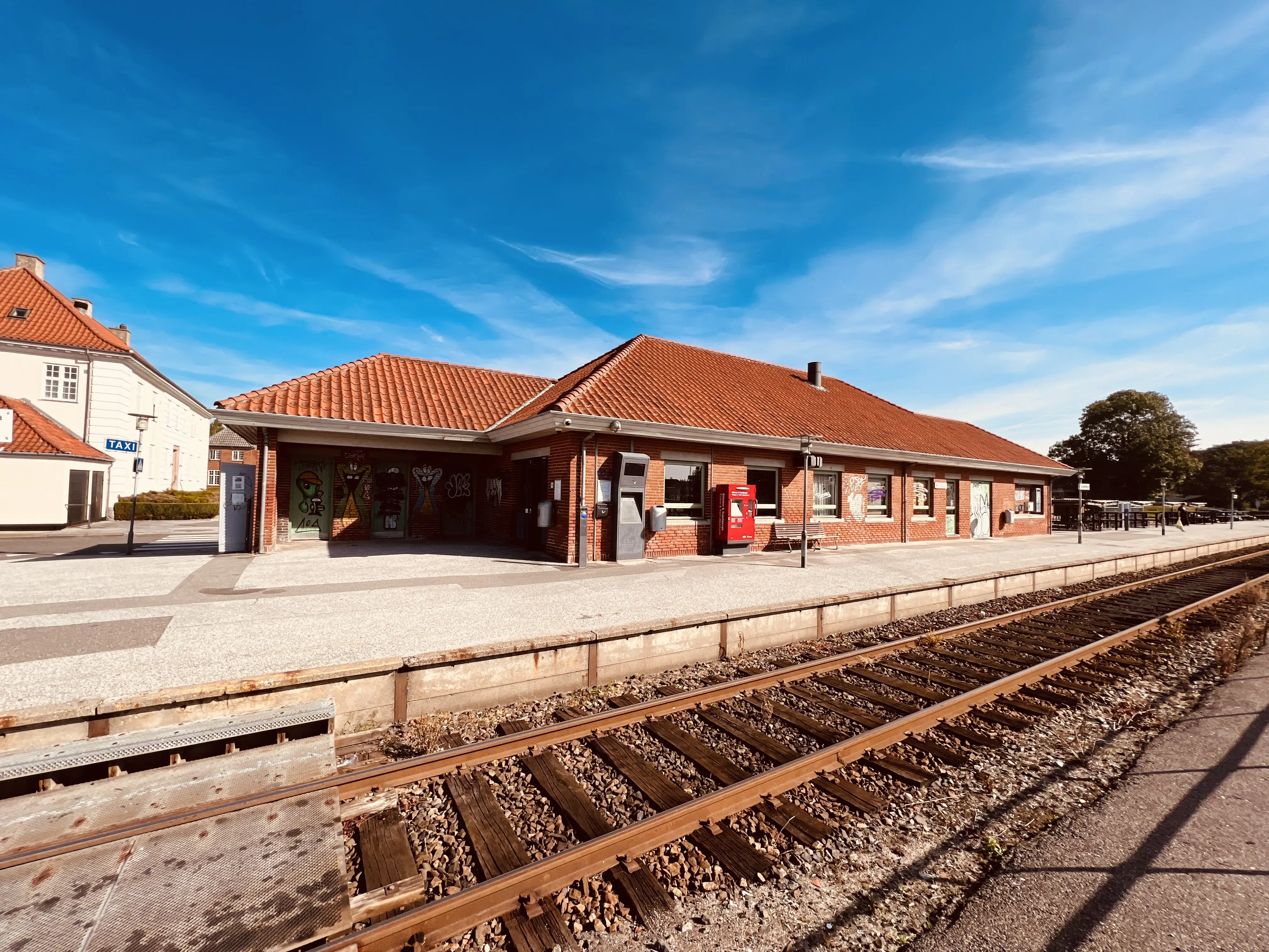 Billede af Sakskøbing Station. Billede af Sakskøbing Station.