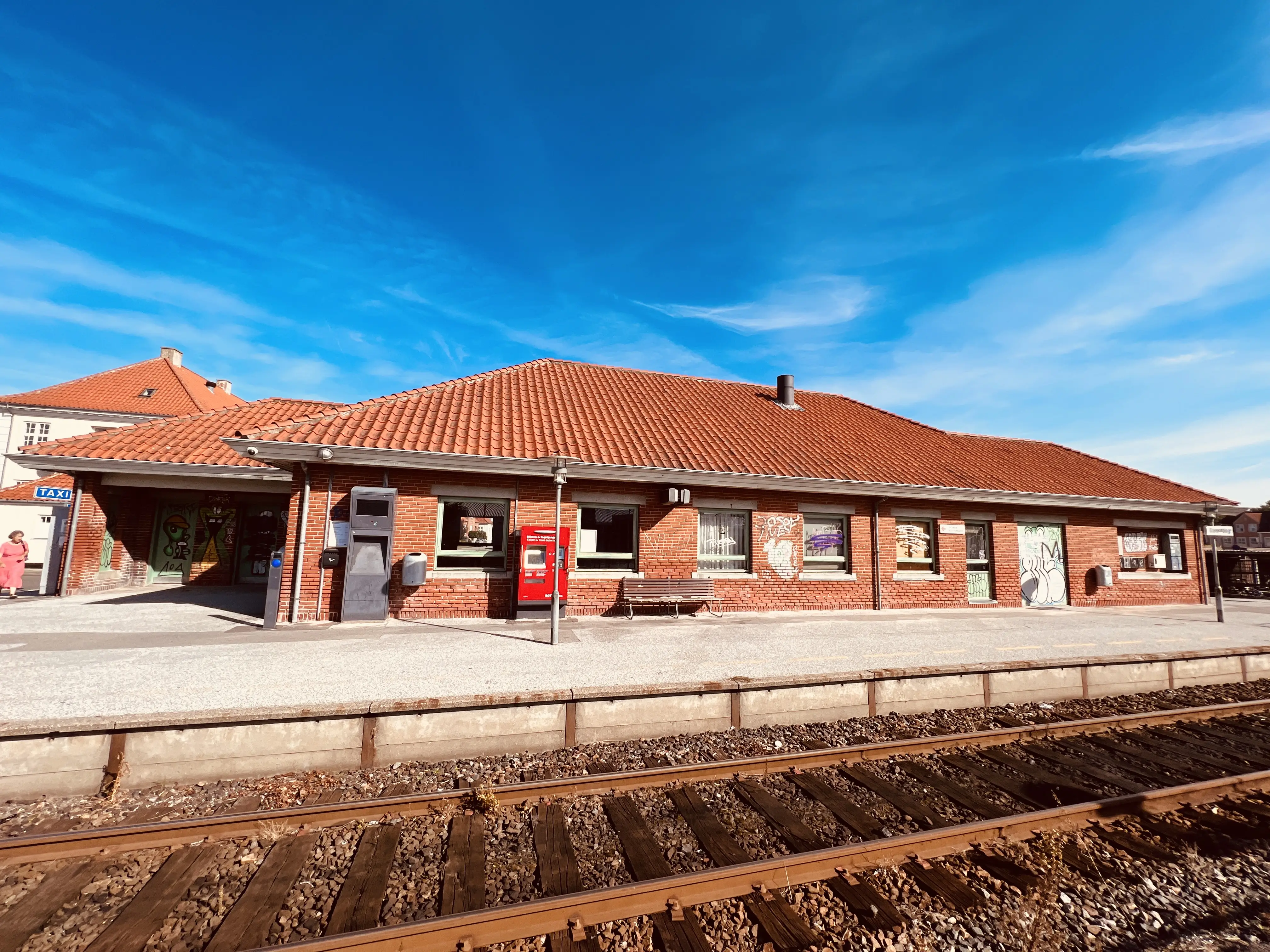 Billede af Sakskøbing Station. Billede af Sakskøbing Station.