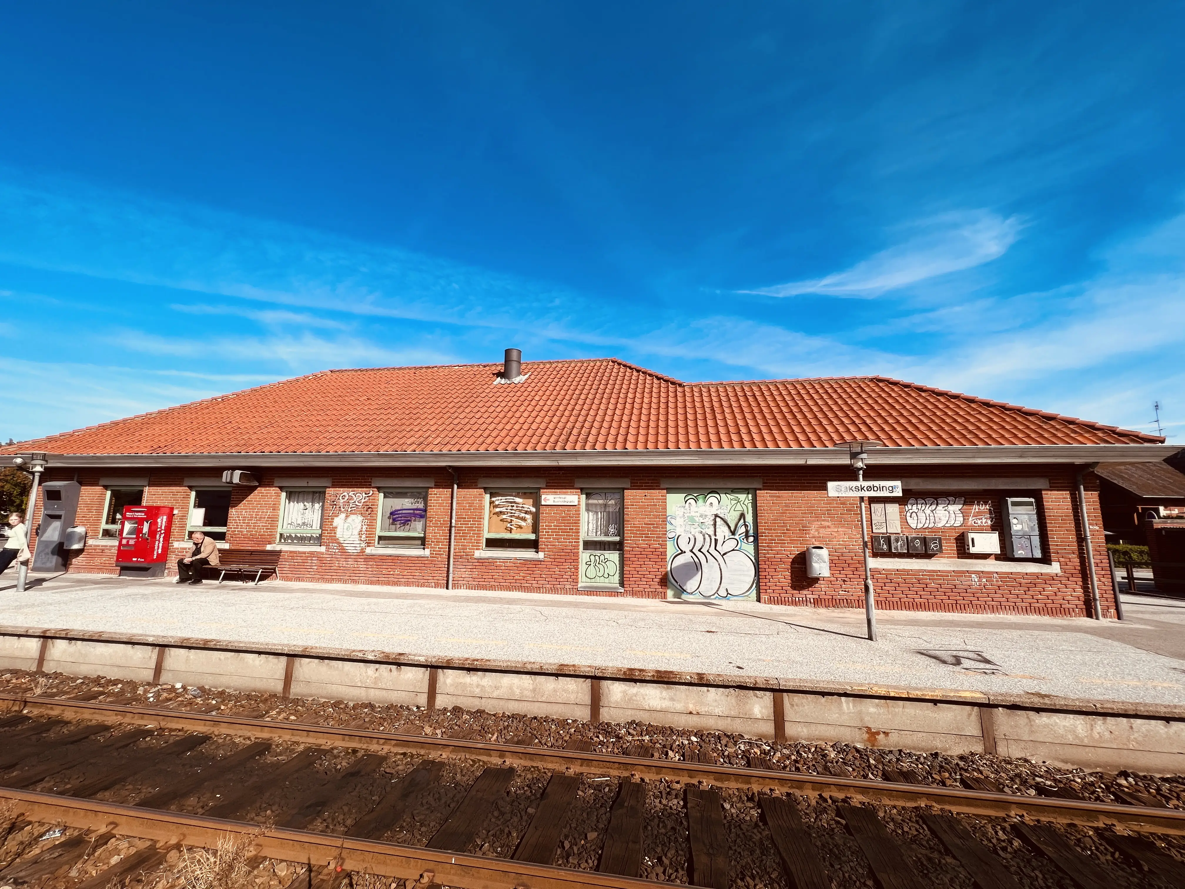 Billede af Sakskøbing Station. Billede af Sakskøbing Station.
