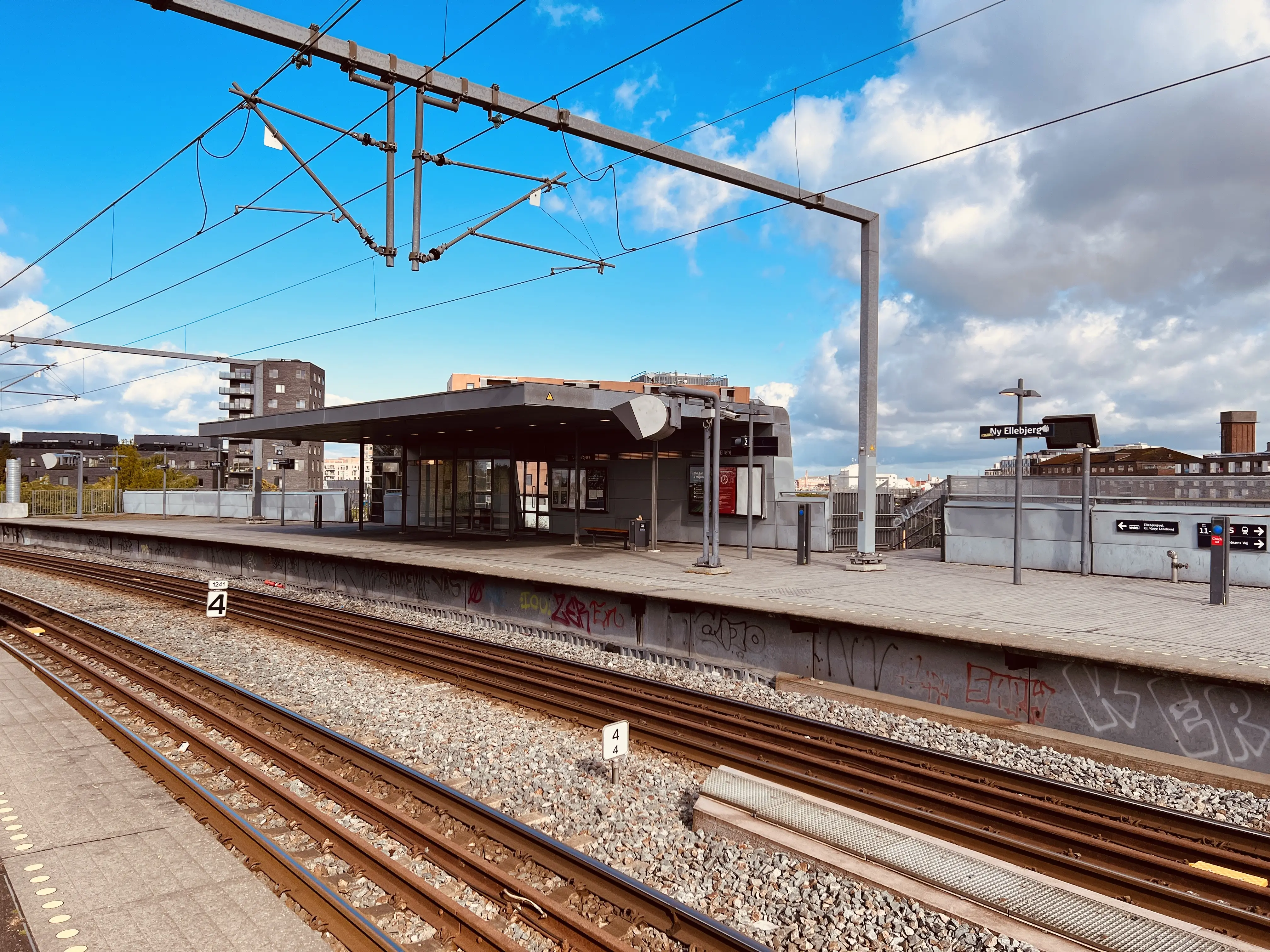 Billede af Ny Ellebjerg Trinbræt. Billede af Ny Ellebjerg Trinbræt.