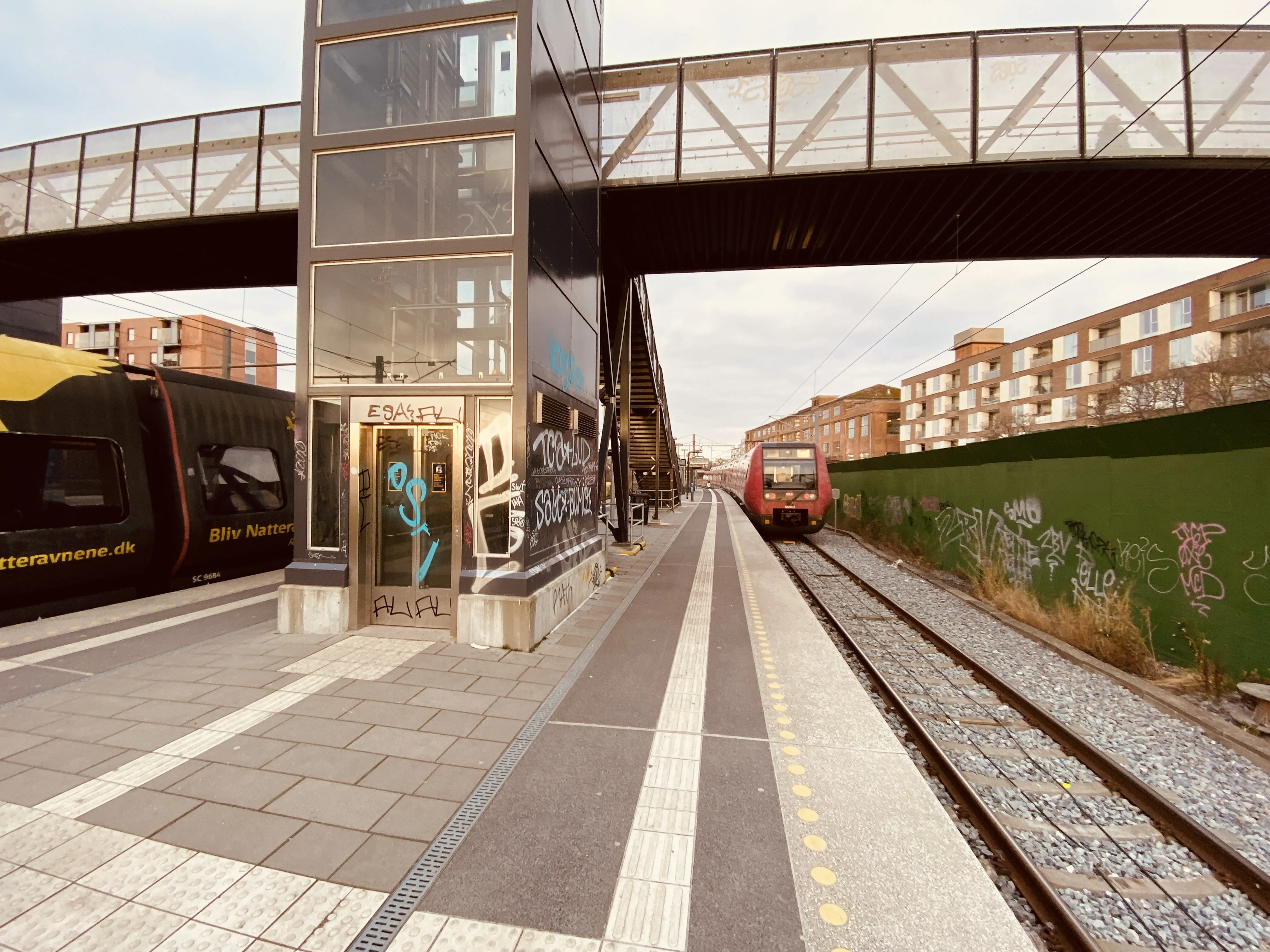 Billede af Ny Ellebjerg Trinbræt. Billede af Ny Ellebjerg Trinbræt.