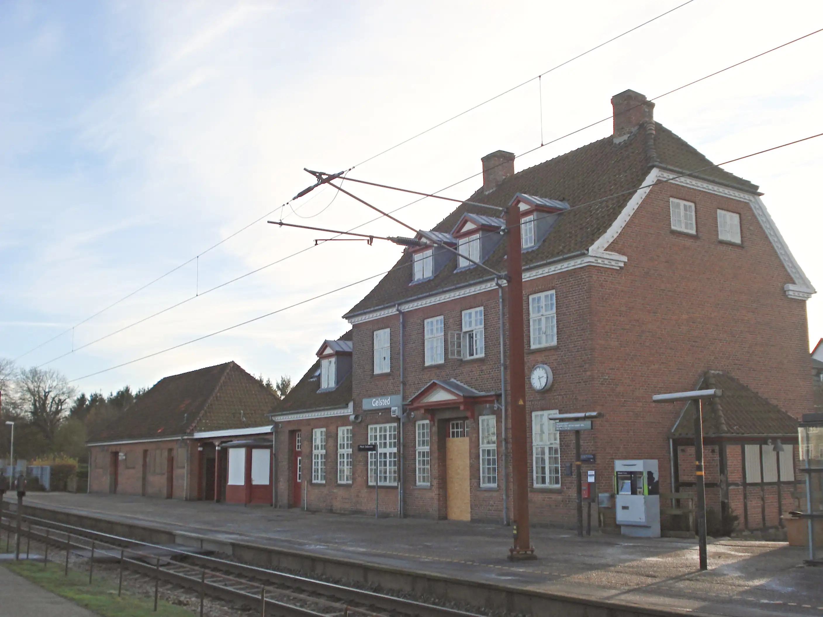 Billede af Gelsted Station.