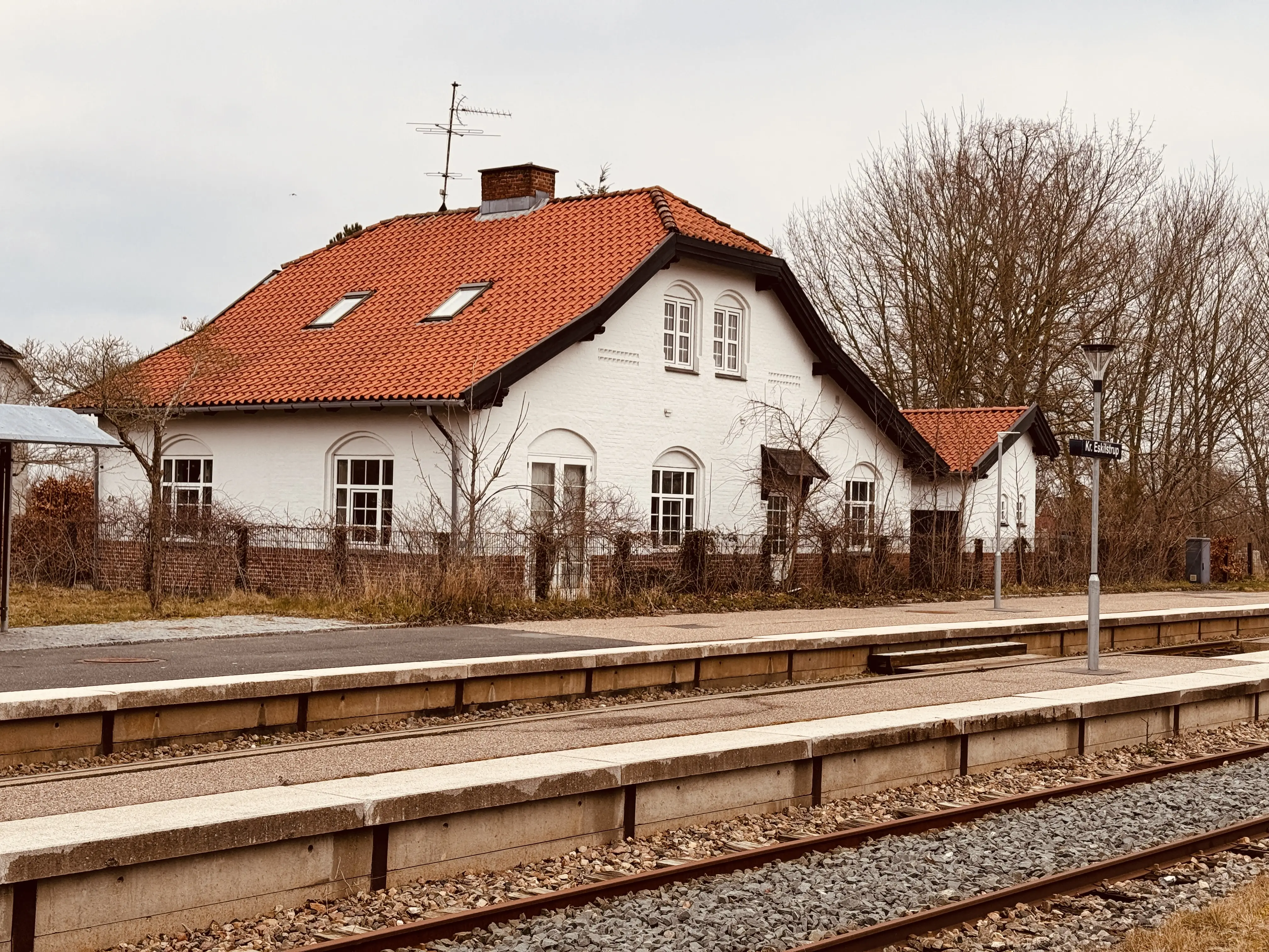 Billede af Kirke Eskilstrup Station.