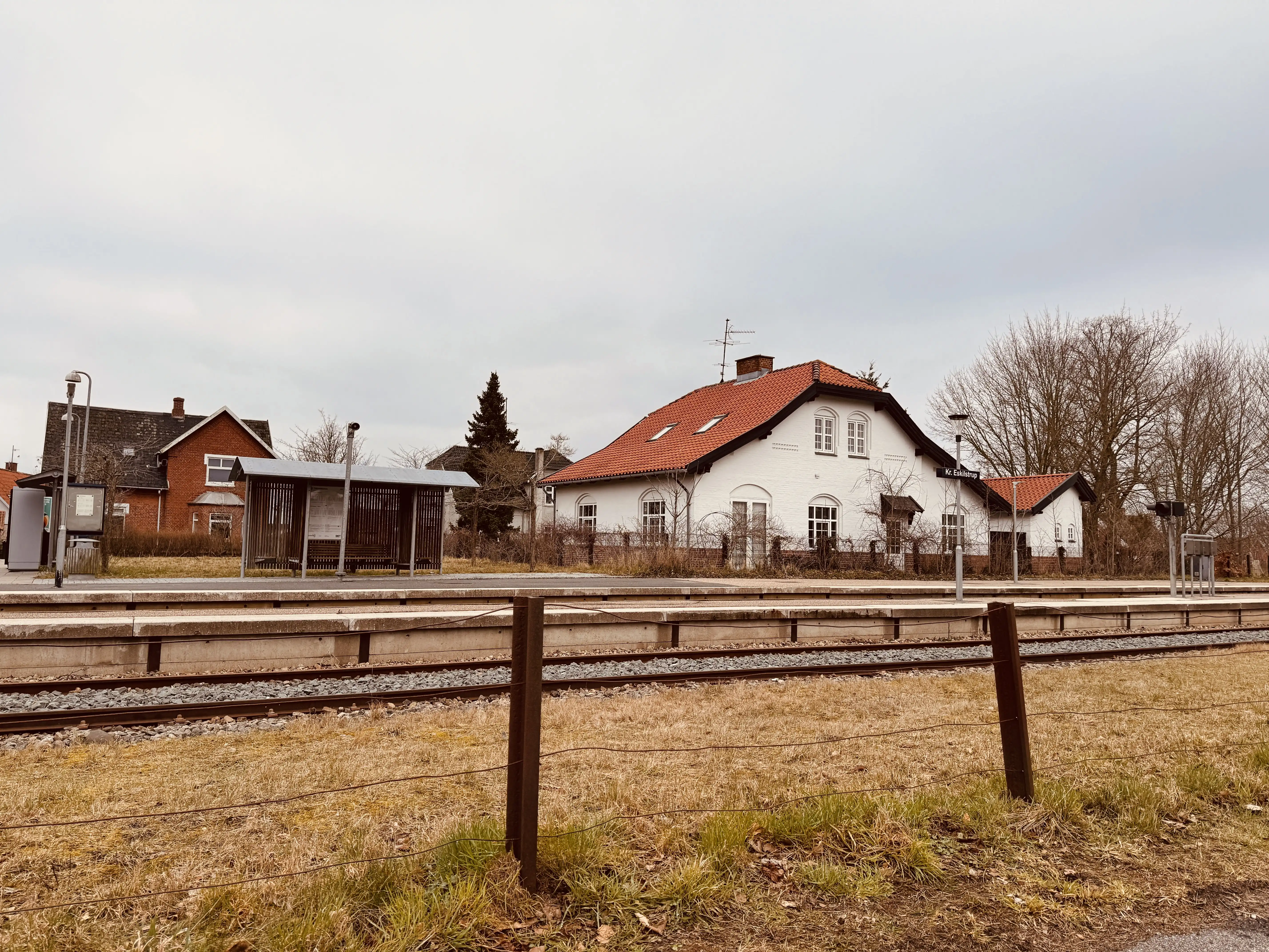 Billede af Kirke Eskilstrup Station.