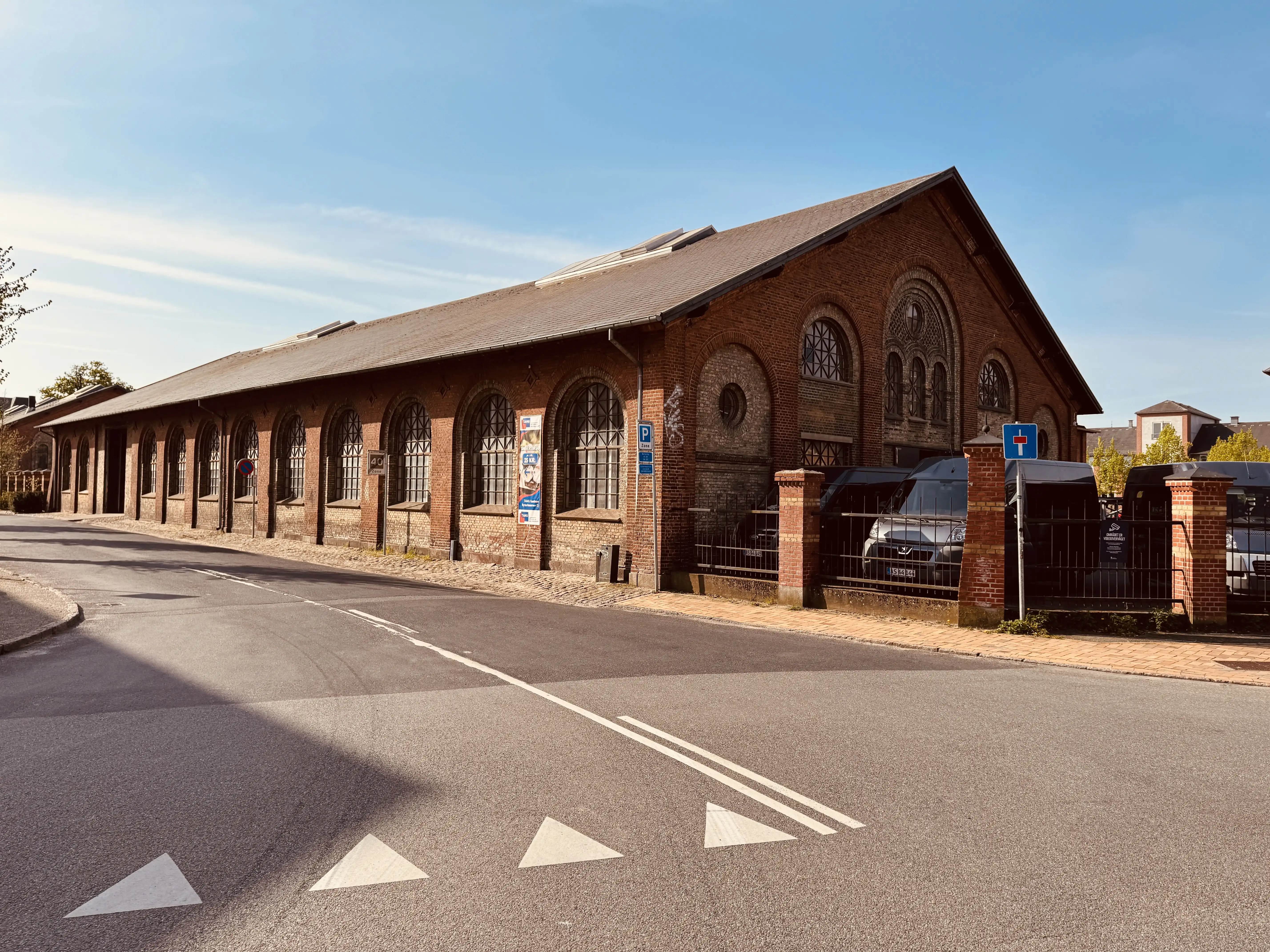 Billede af den nedlagte Triangel fabrik i Odense. Billede af den nedlagte Triangel fabrik i Odense.