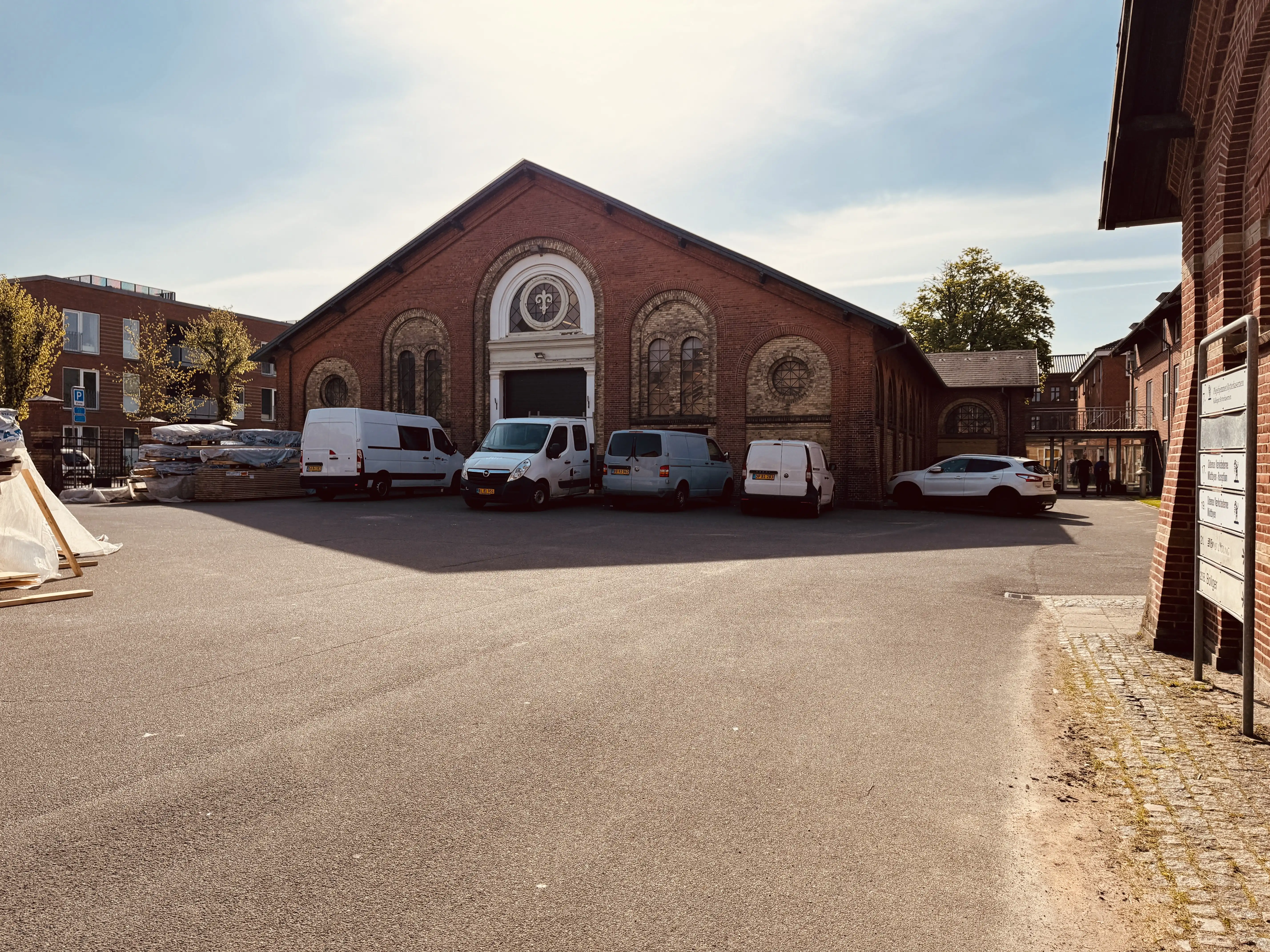 Billede af den nedlagte Triangel fabrik i Odense. Billede af den nedlagte Triangel fabrik i Odense.