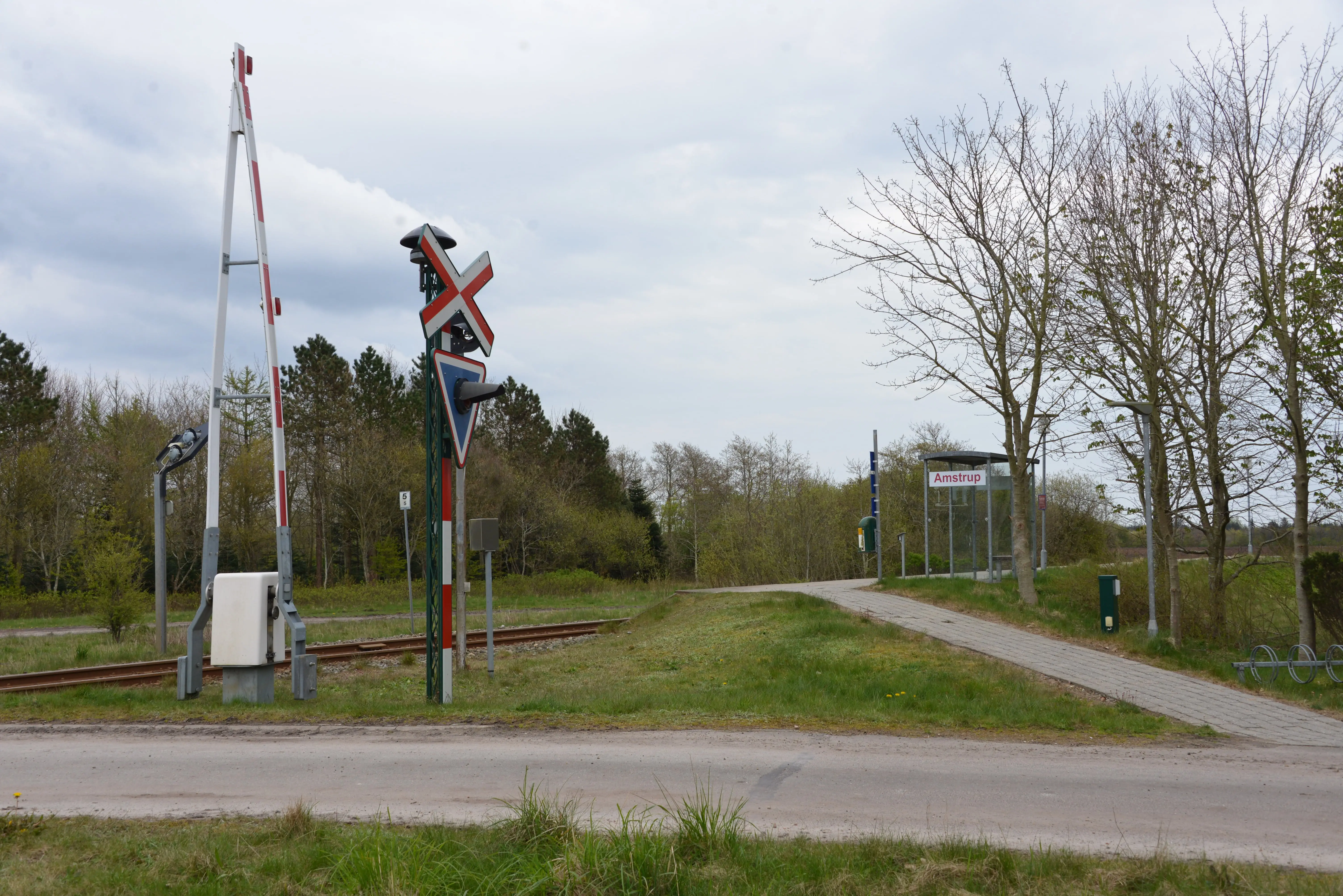 Billede af Amstrup Trinbræt. Billede af Amstrup Trinbræt.