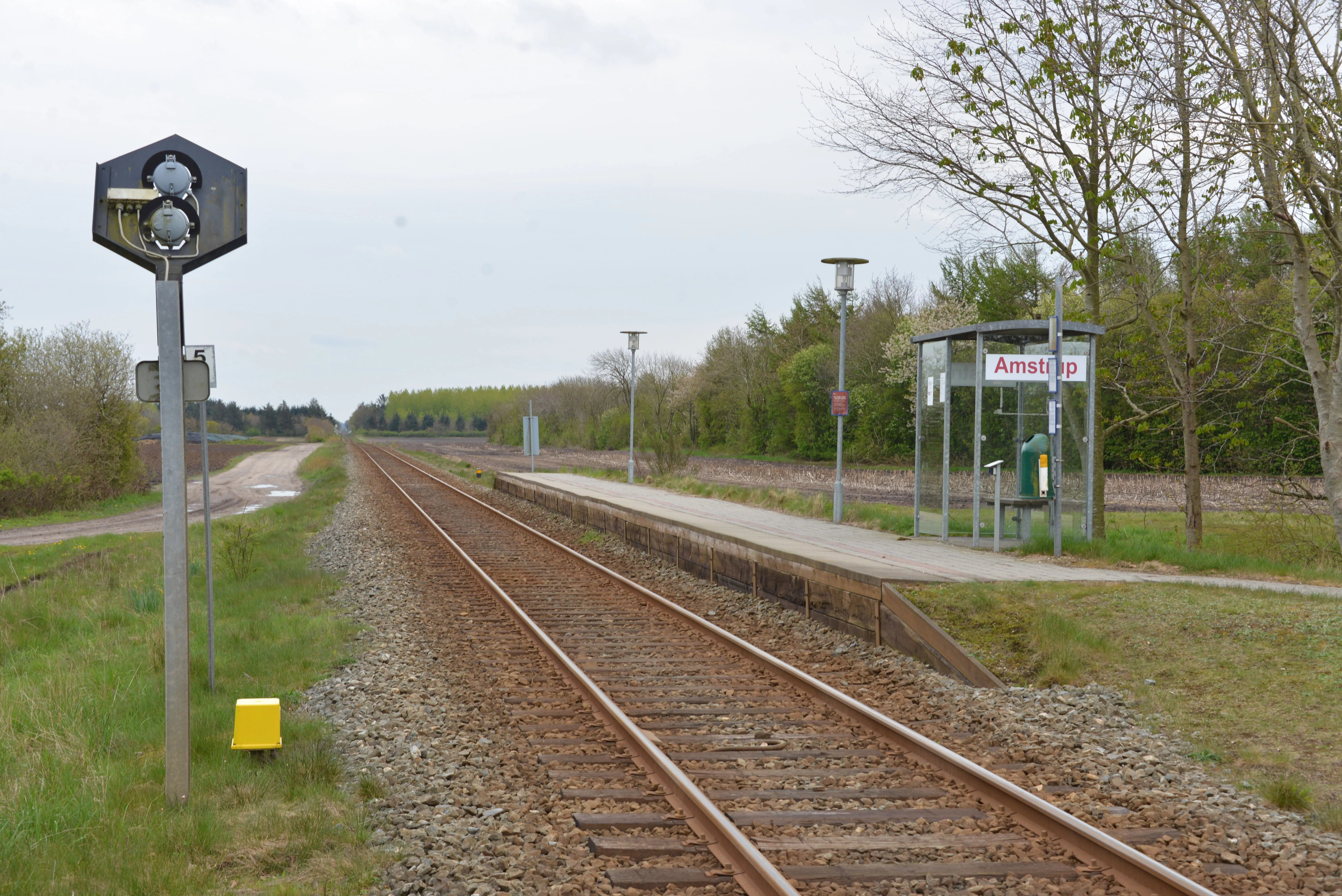 Billede af Amstrup Trinbræt. Billede af Amstrup Trinbræt.