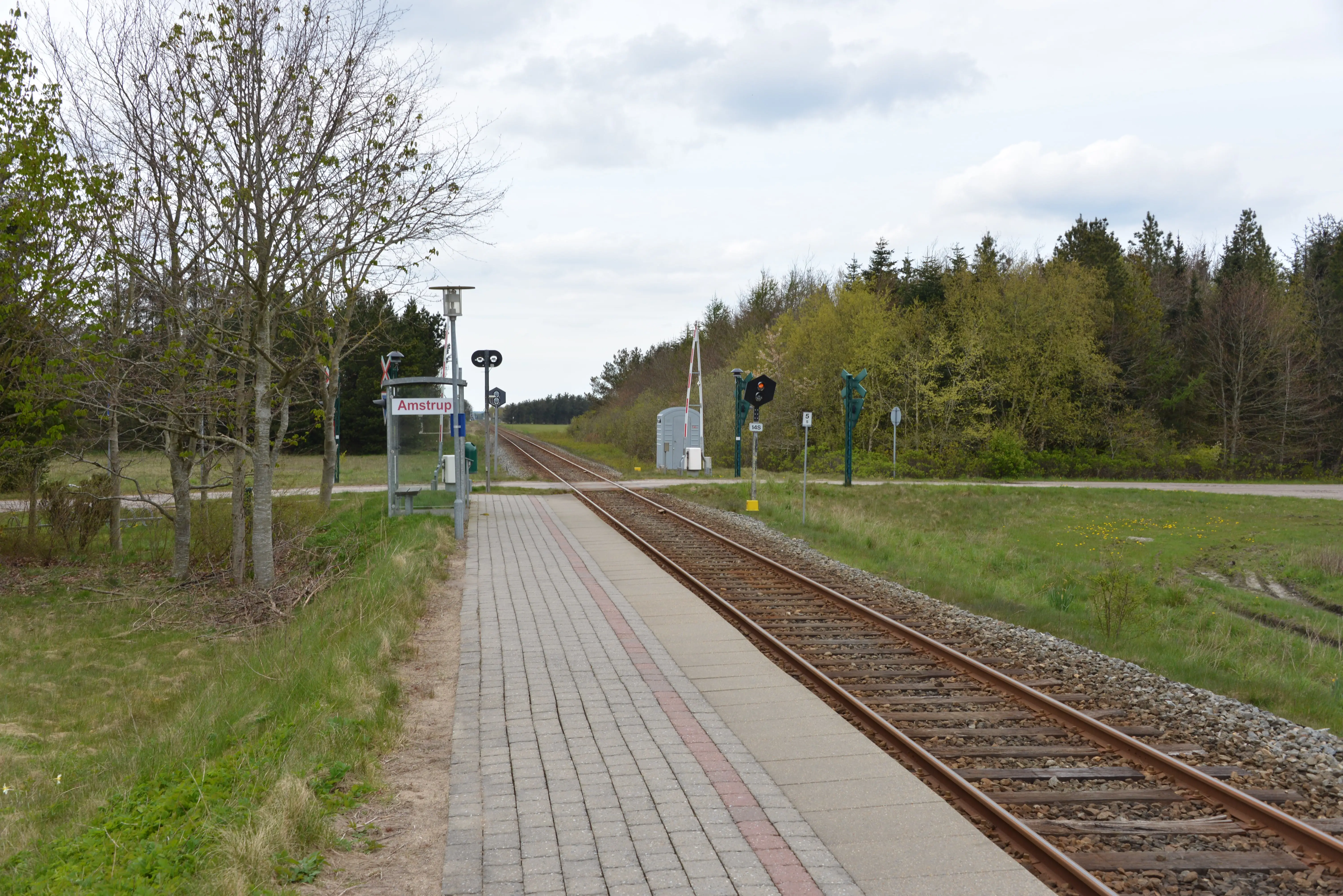 Billede af Amstrup Trinbræt. Billede af Amstrup Trinbræt.