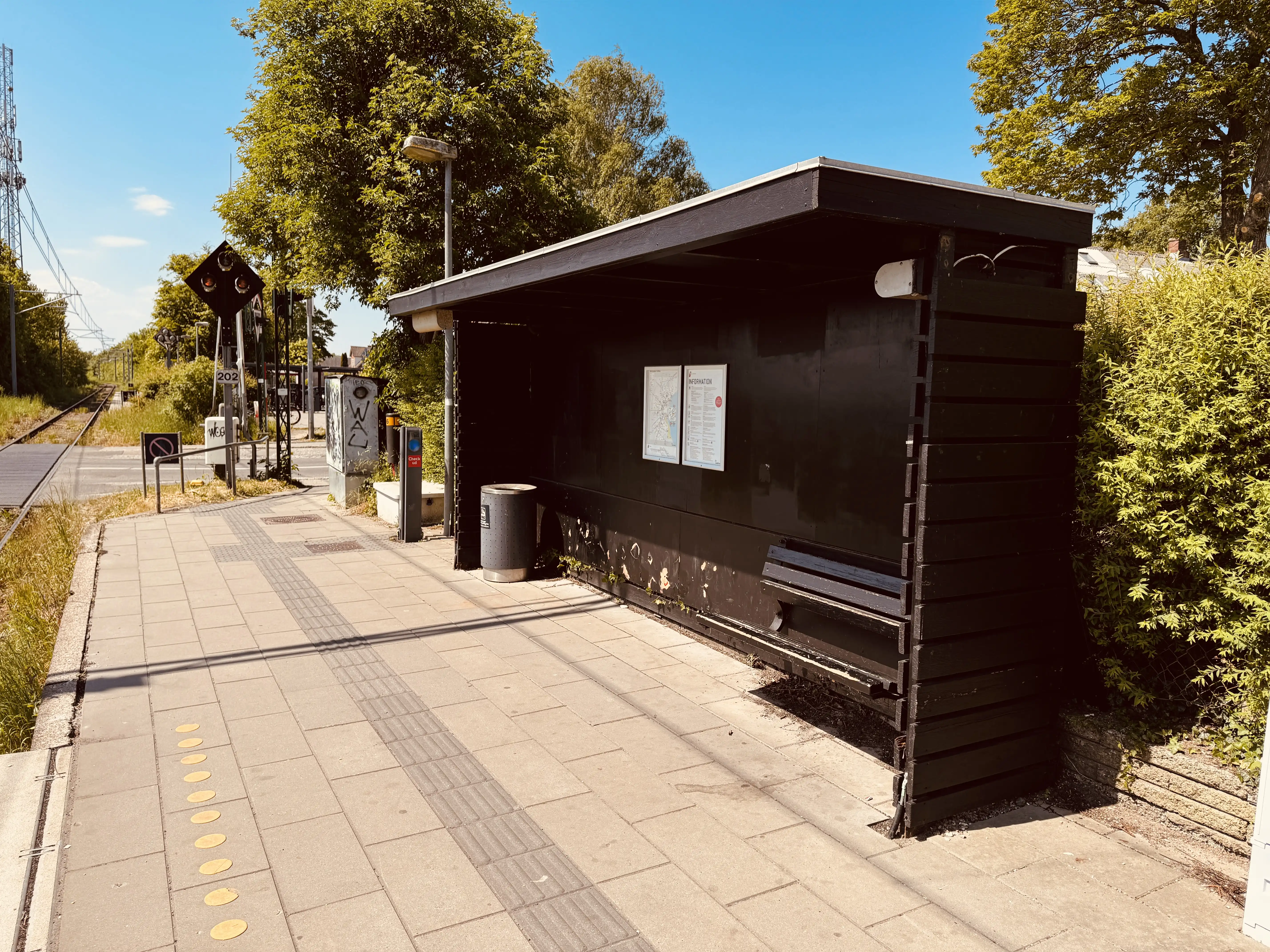 Billede af Hjortshøj Letbanestation. Billede af Hjortshøj Letbanestation.