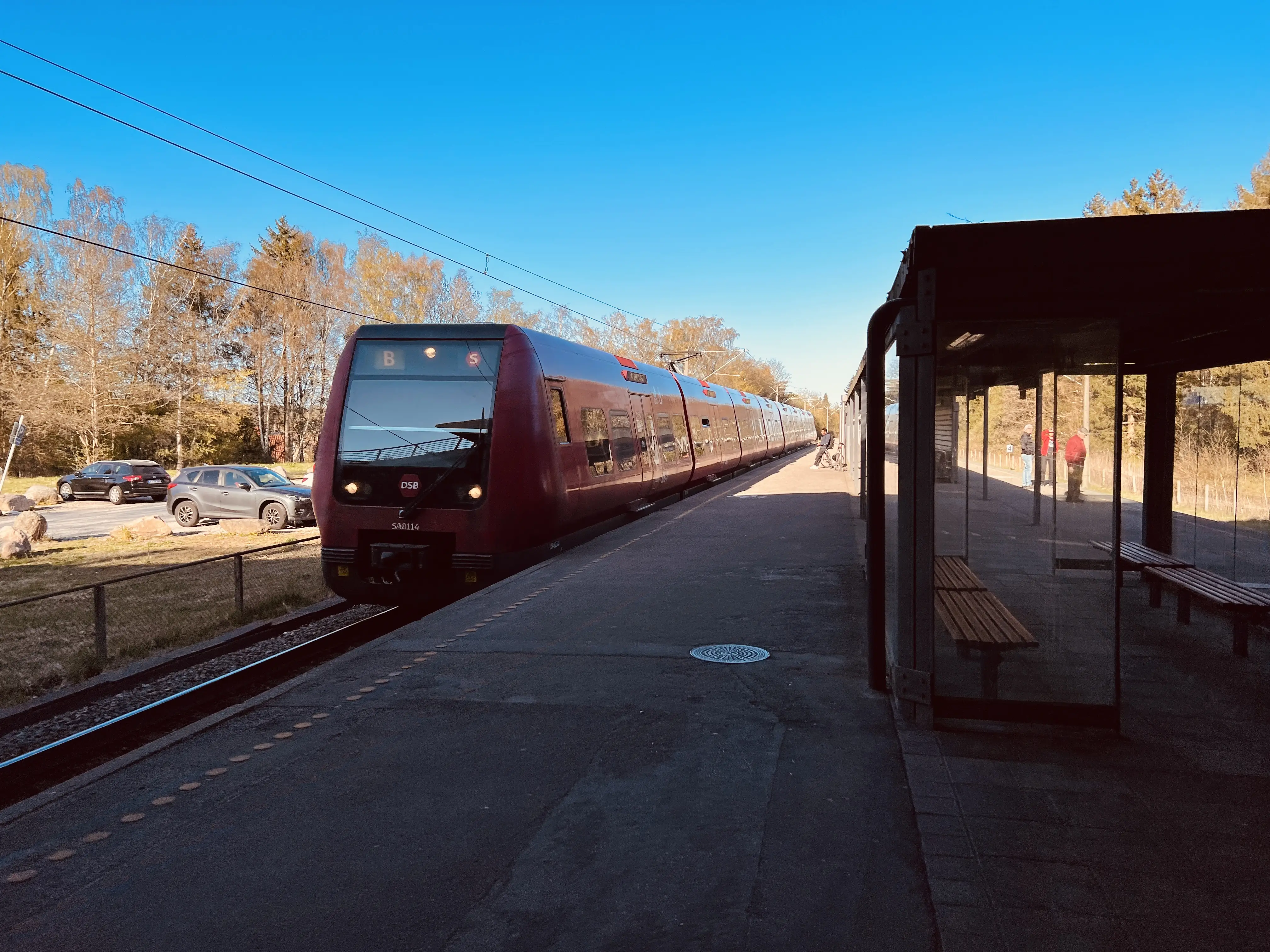 Billede af DSB SA 8114 fotograferet ud for Skovbrynet S-togstrinbræt. Billede af DSB SA 8114 fotograferet ud for Skovbrynet S-togstrinbræt.