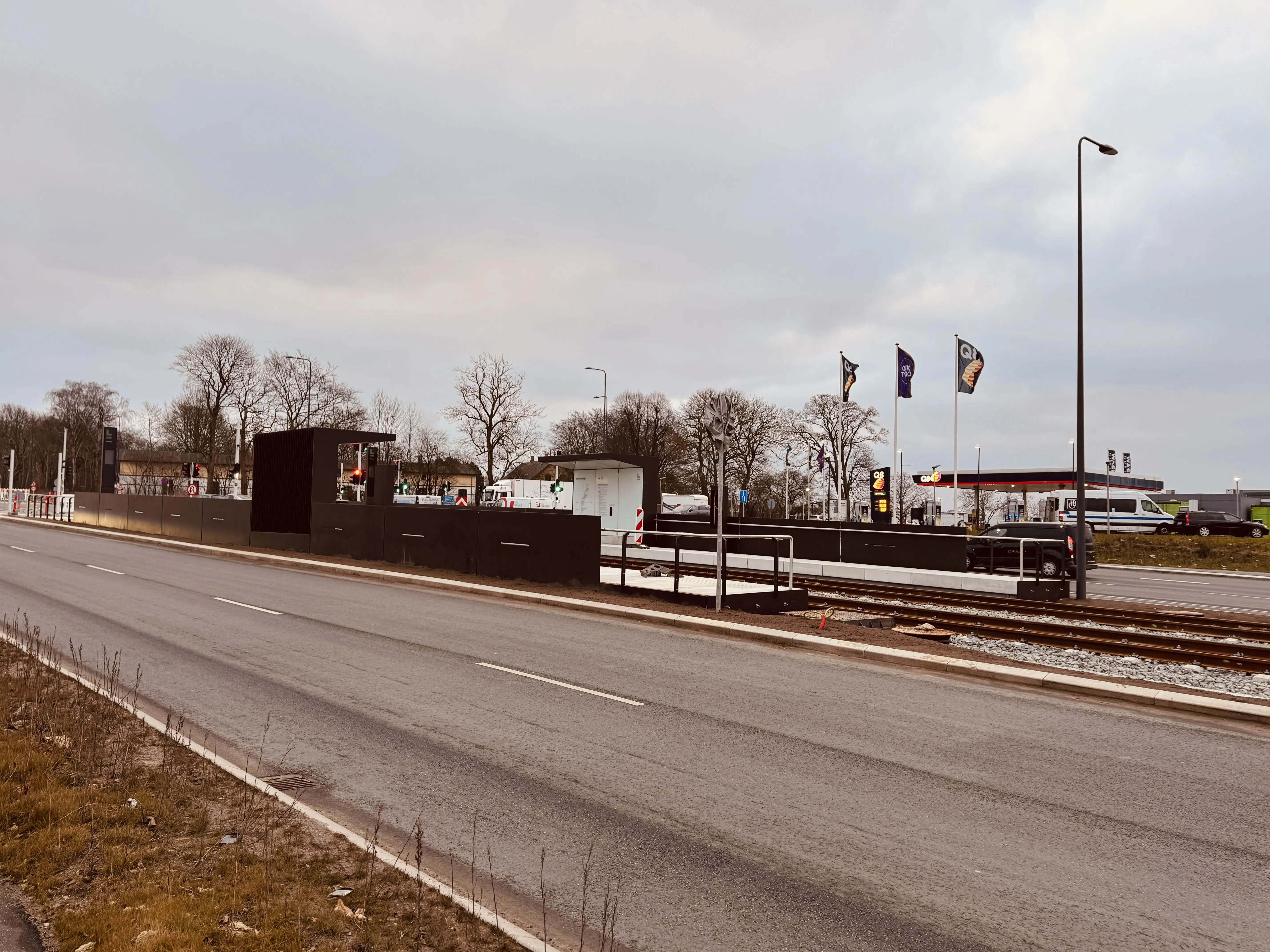 Billede af Dynamovej Letbanestation.