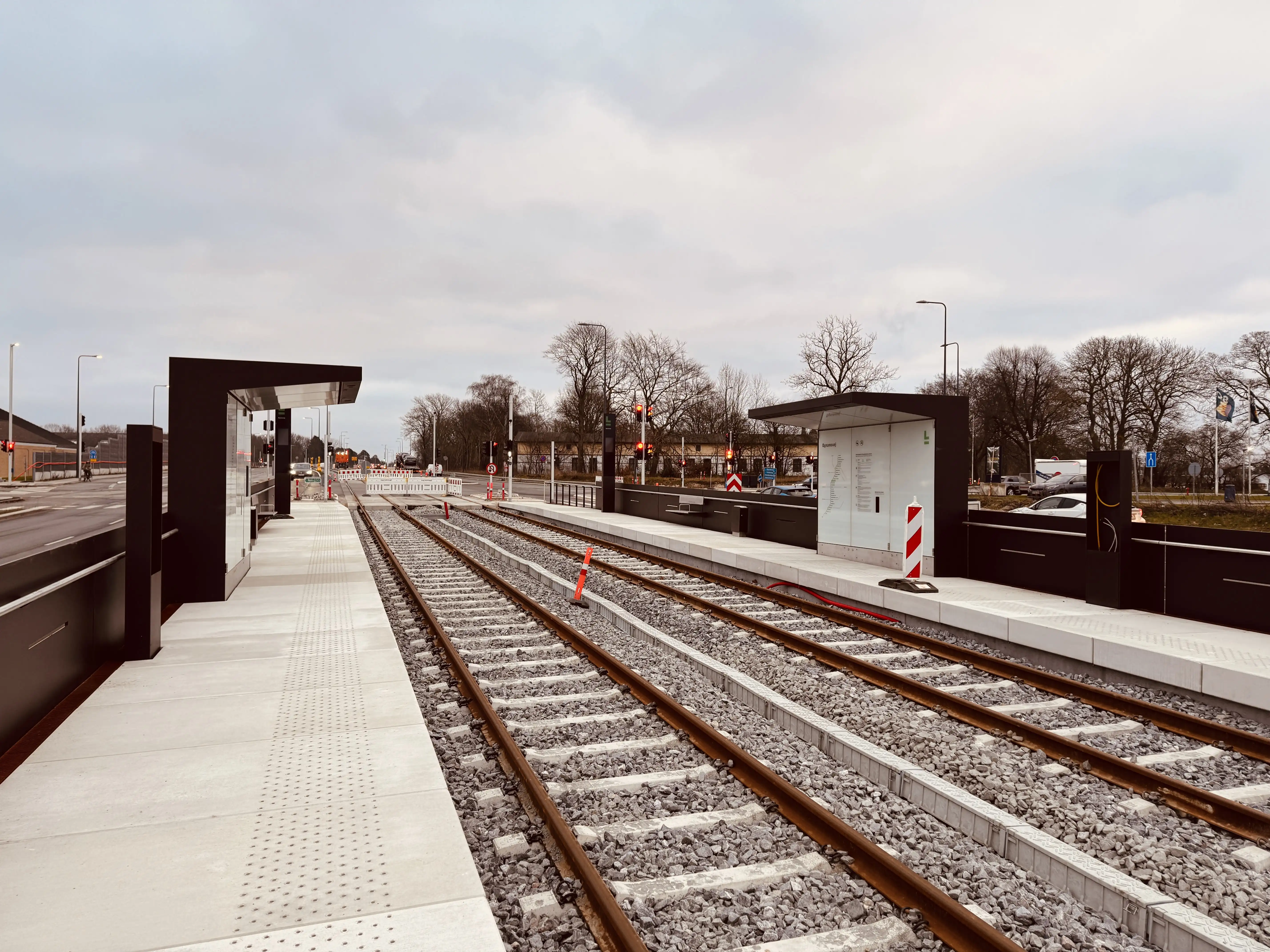 Billede af Dynamovej Letbanestation.