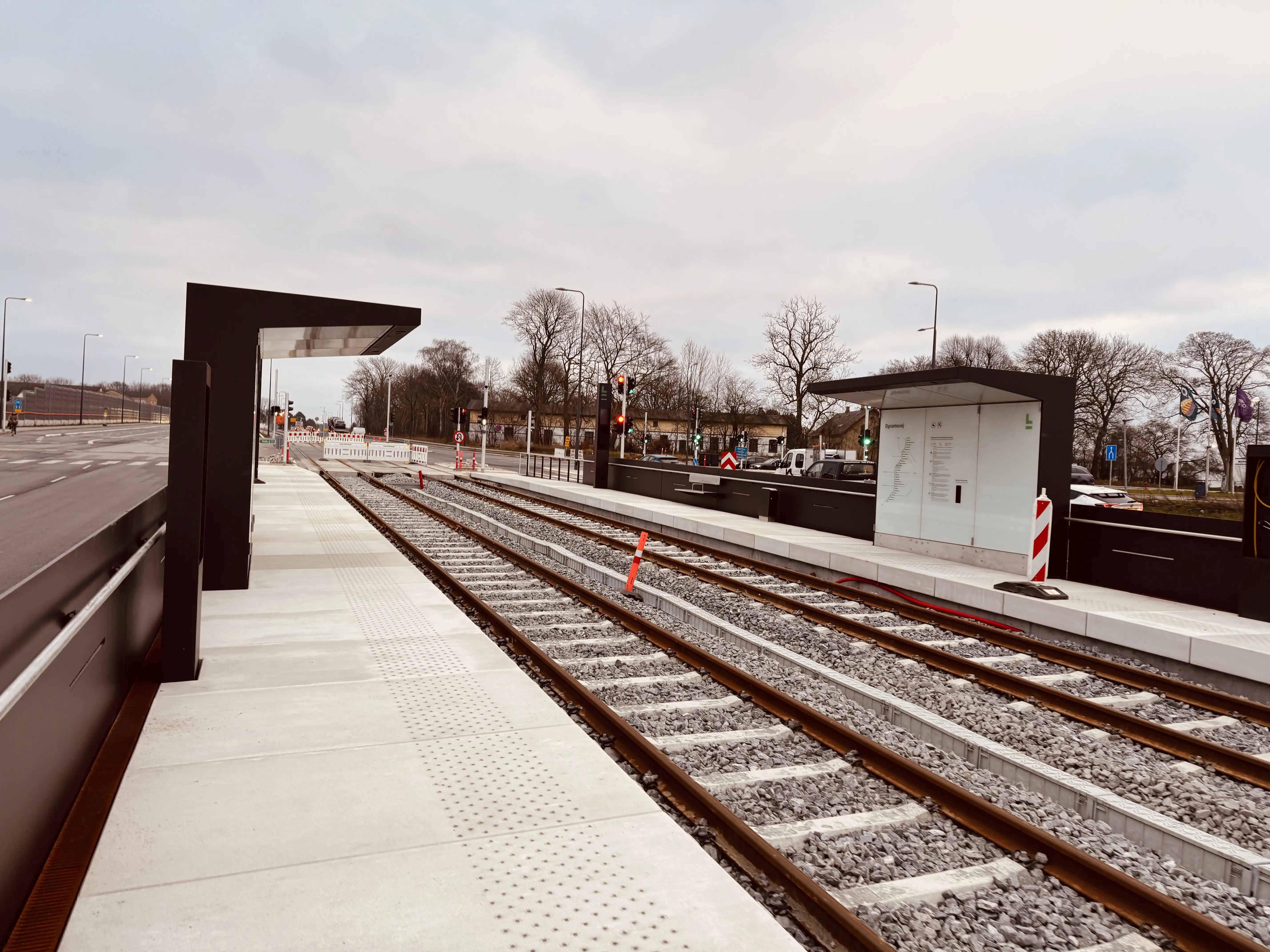 Billede af Dynamovej Letbanestation.