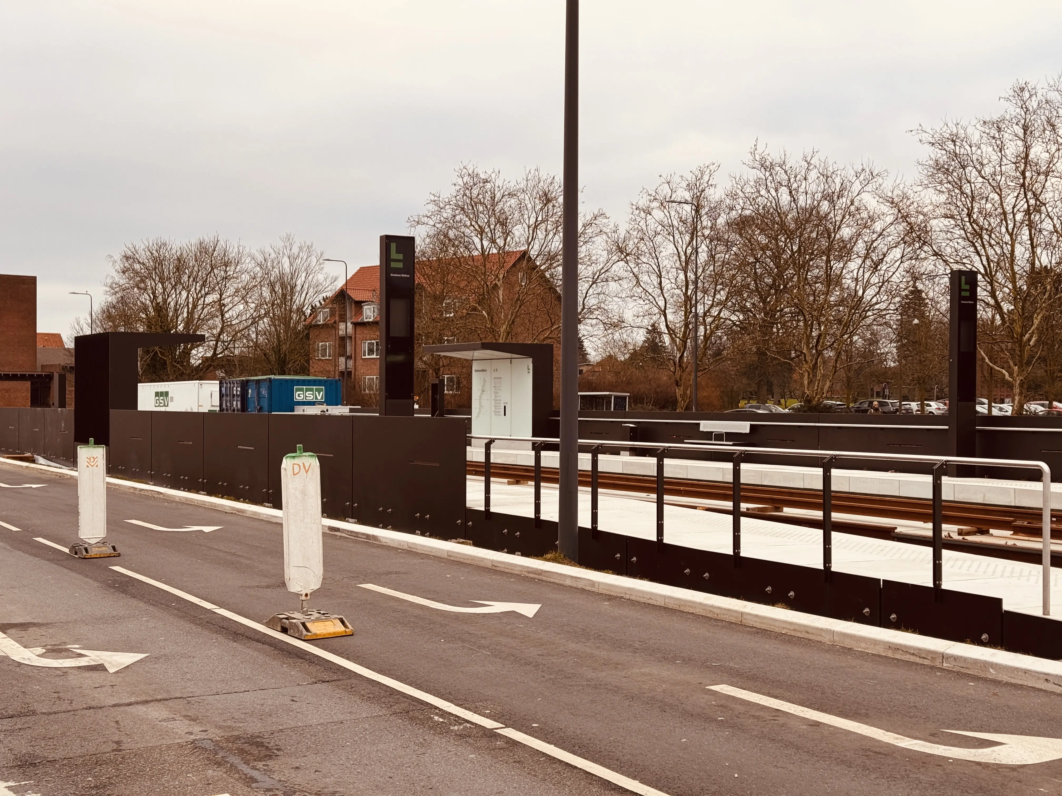 Billede af Gladsaxe Rådhus Letbanestation.