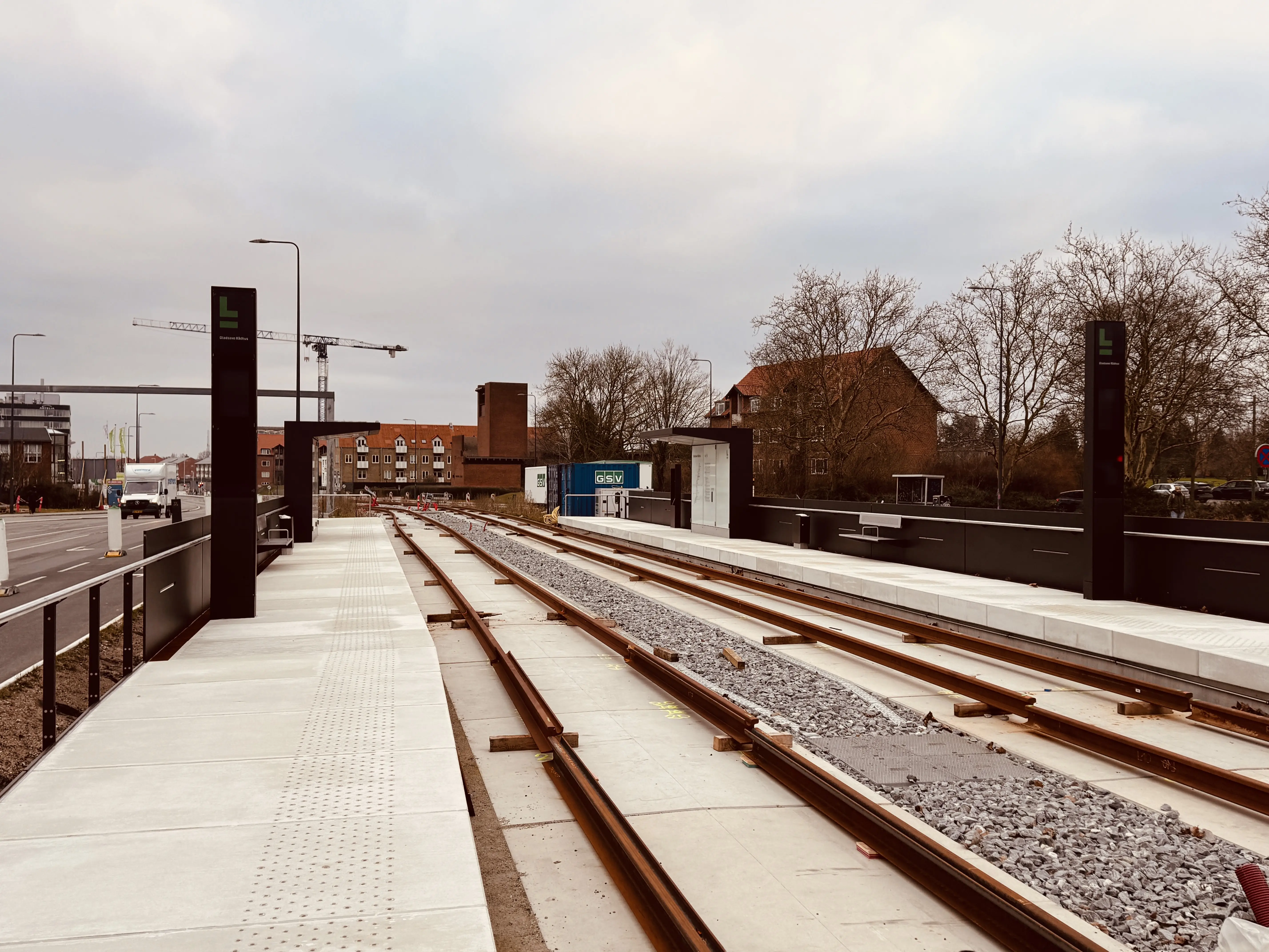 Billede af Gladsaxe Rådhus Letbanestation.