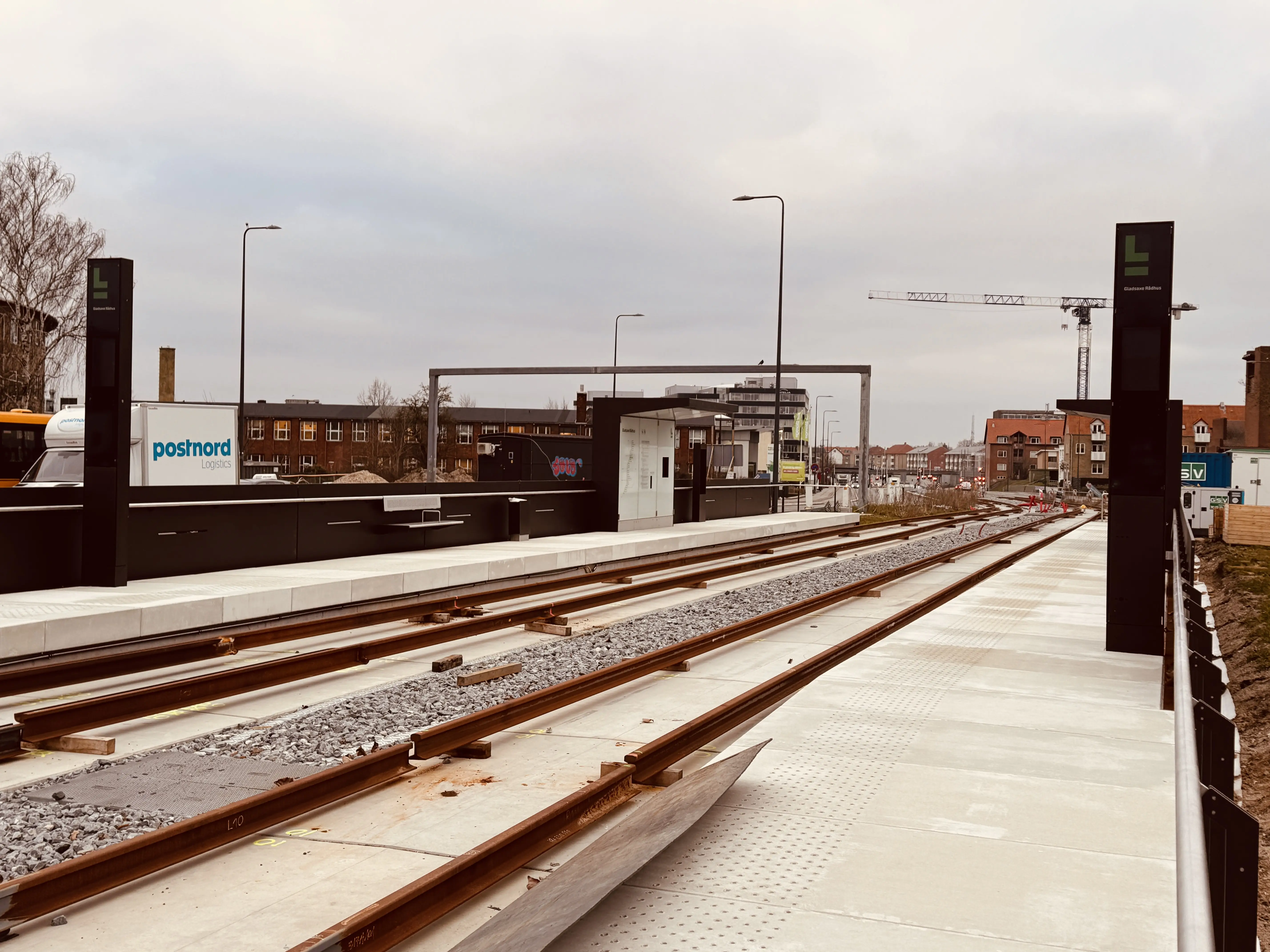 Billede af Gladsaxe Rådhus Letbanestation.