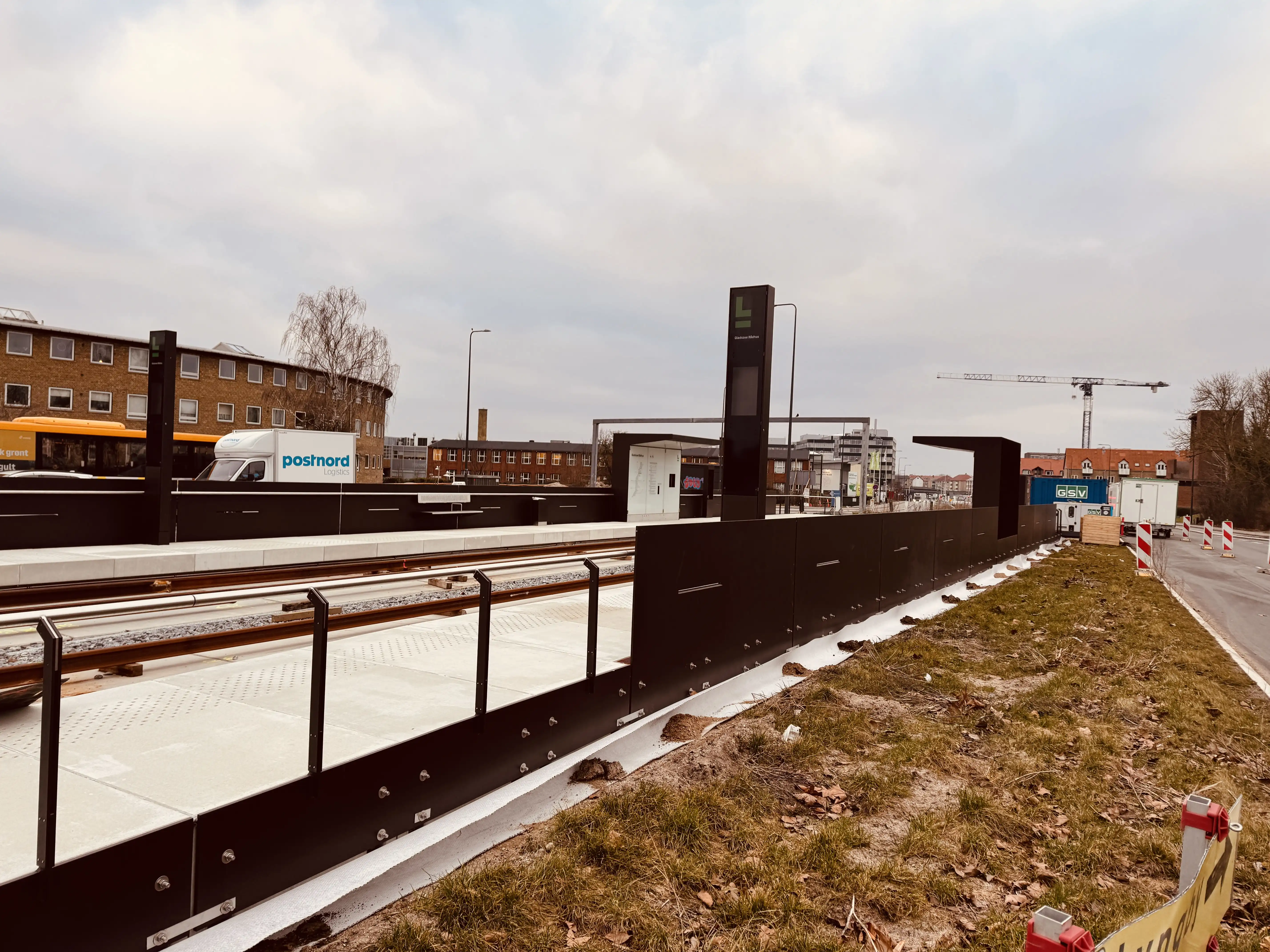 Billede af Gladsaxe Rådhus Letbanestation.