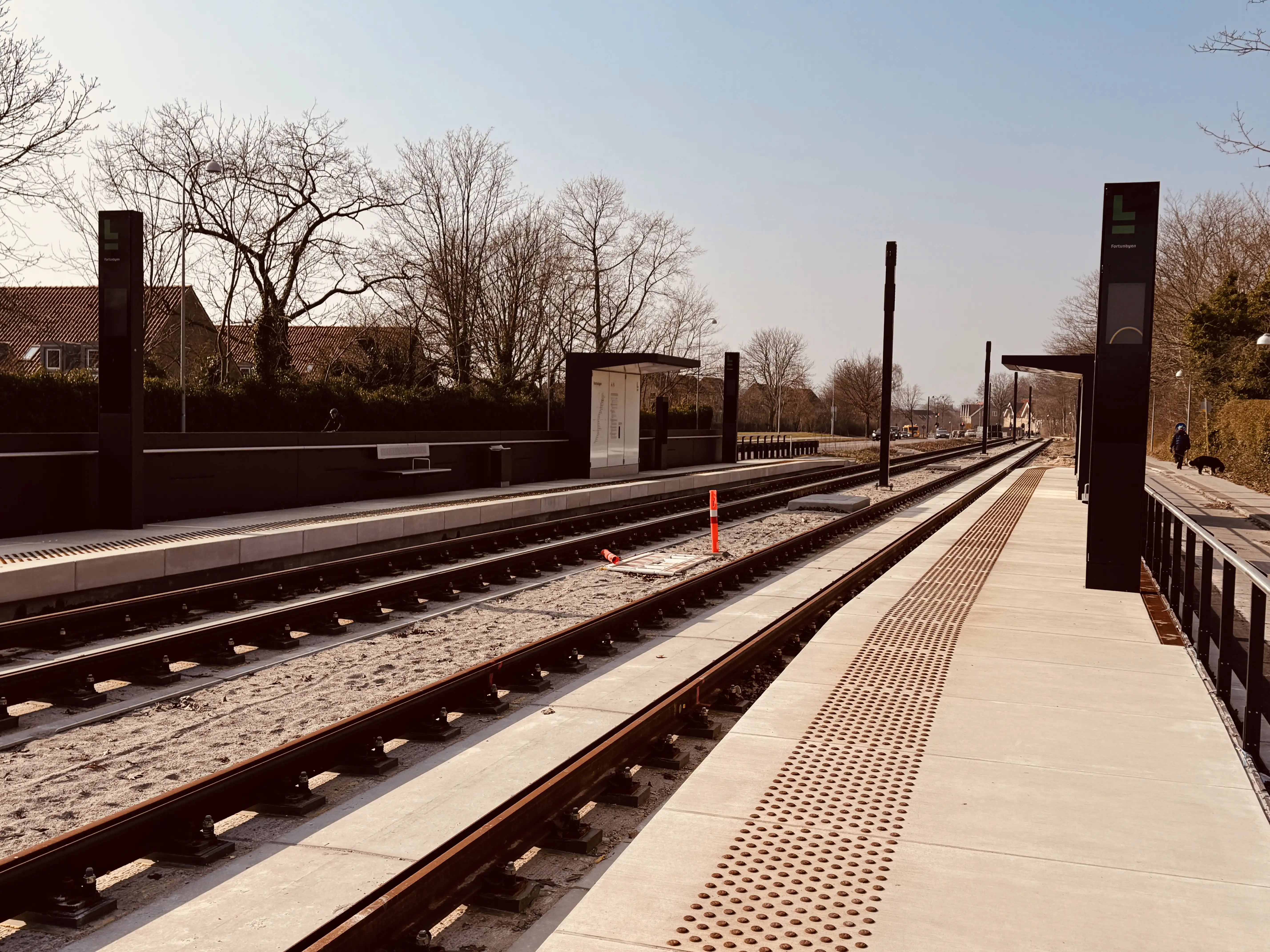 Billede af Fortunbyen Letbanestation. Billede af Fortunbyen Letbanestation.