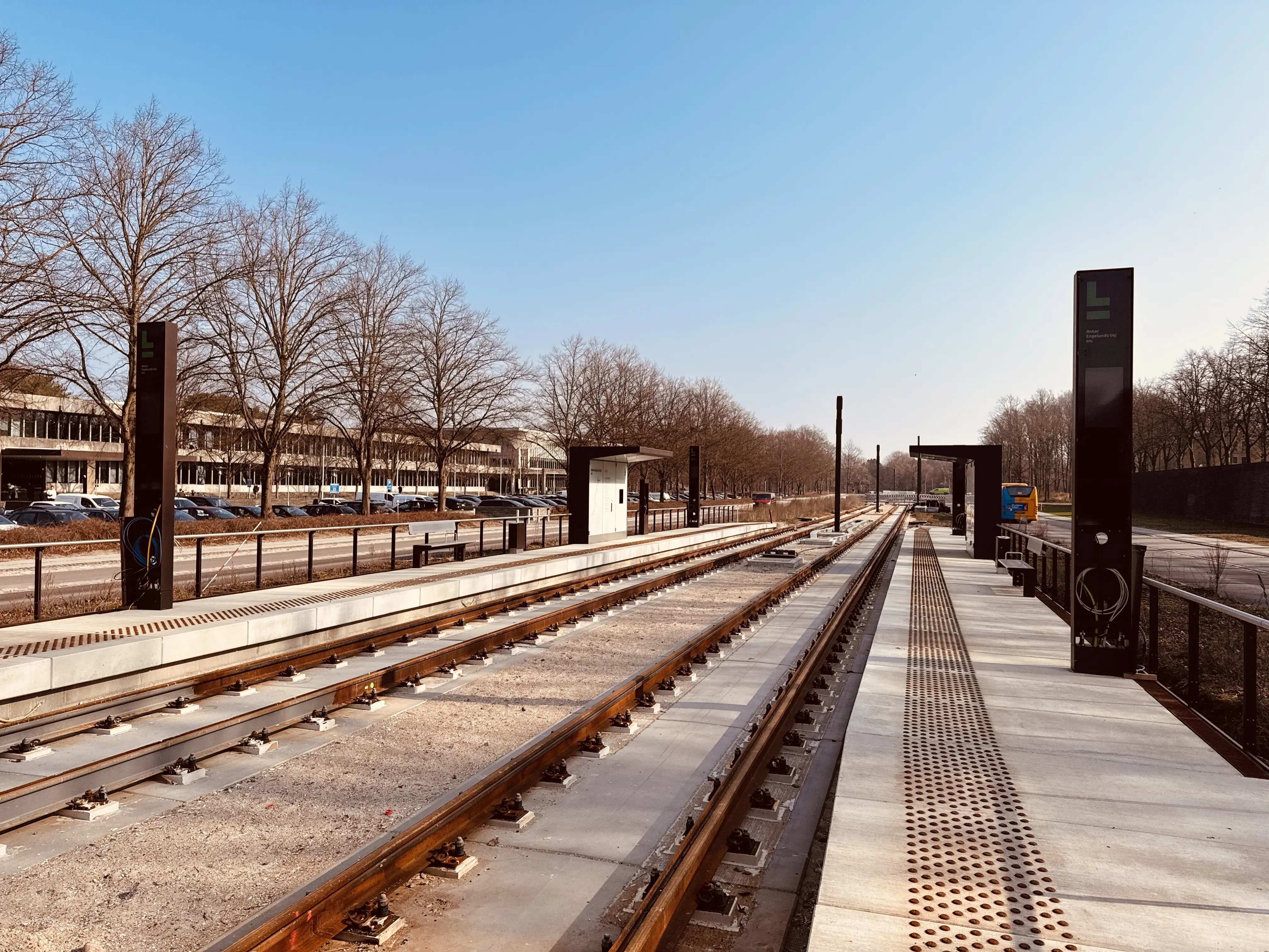Billede af Anker Engelunds Vej DTU Letbanestation.