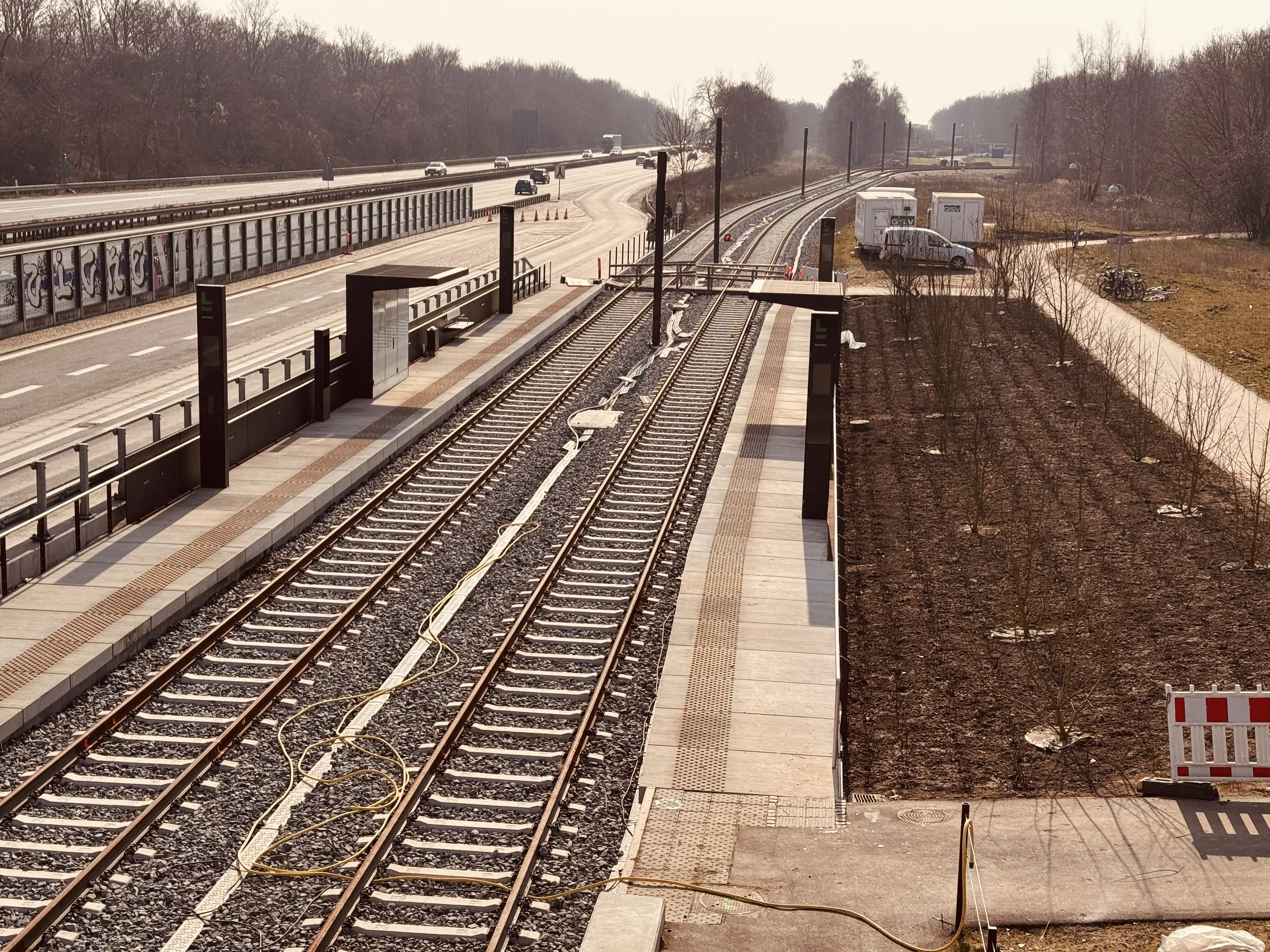 Billede af Rævehøjvej Letbanestation. Billede af Rævehøjvej Letbanestation.
