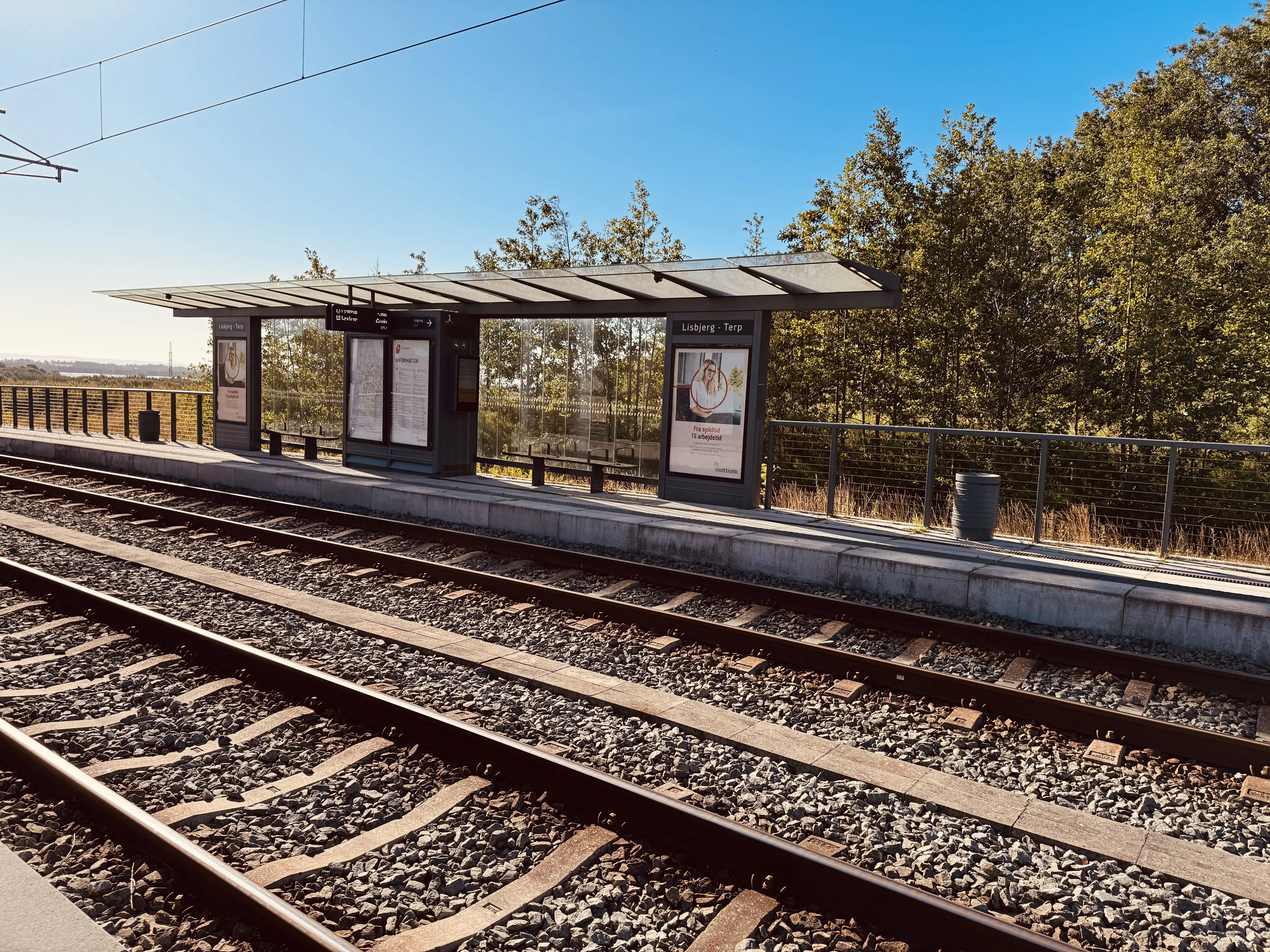 Billede af Lisbjerg - Terp Letbanestation.