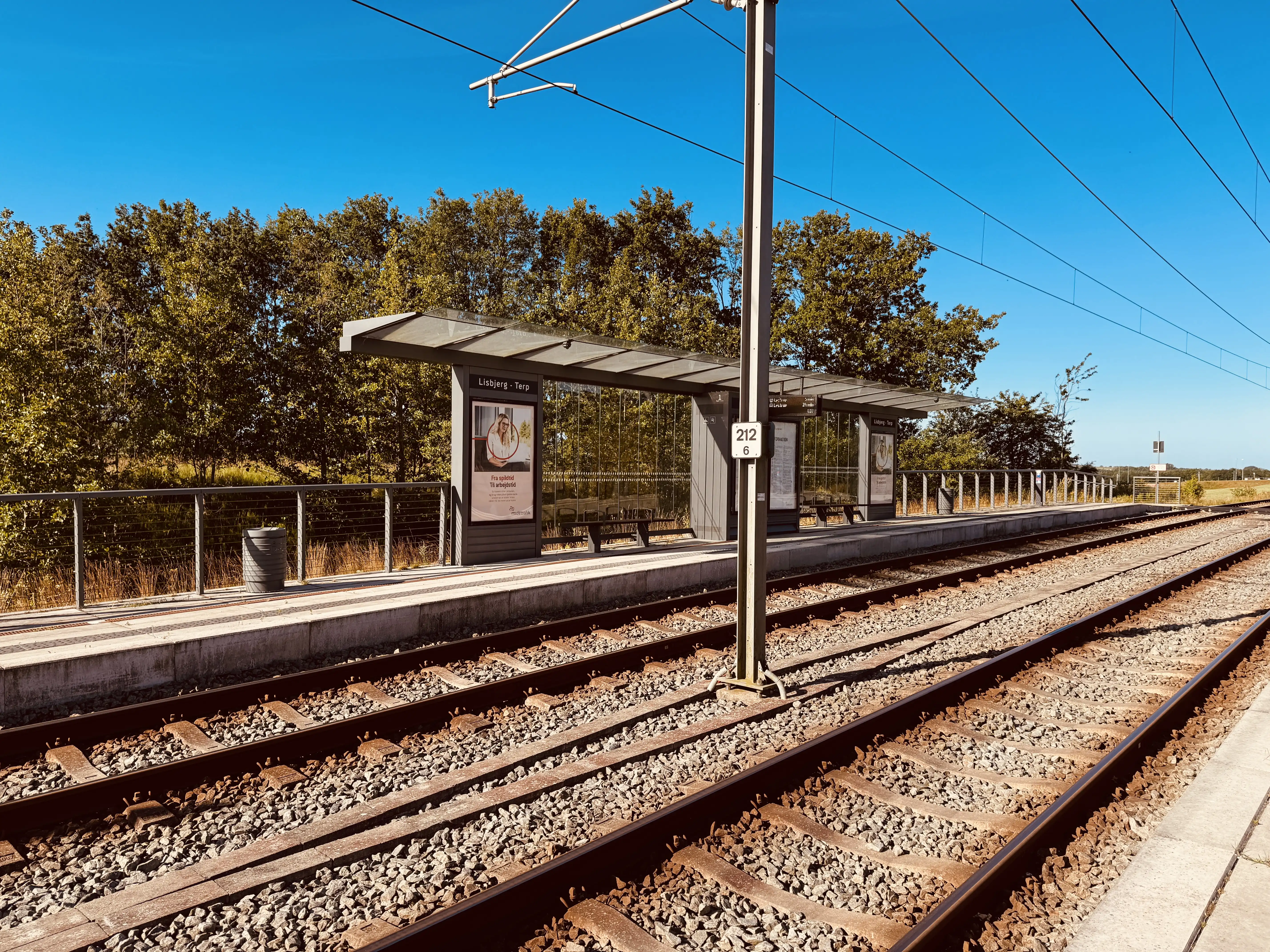 Billede af Lisbjerg - Terp Letbanestation.