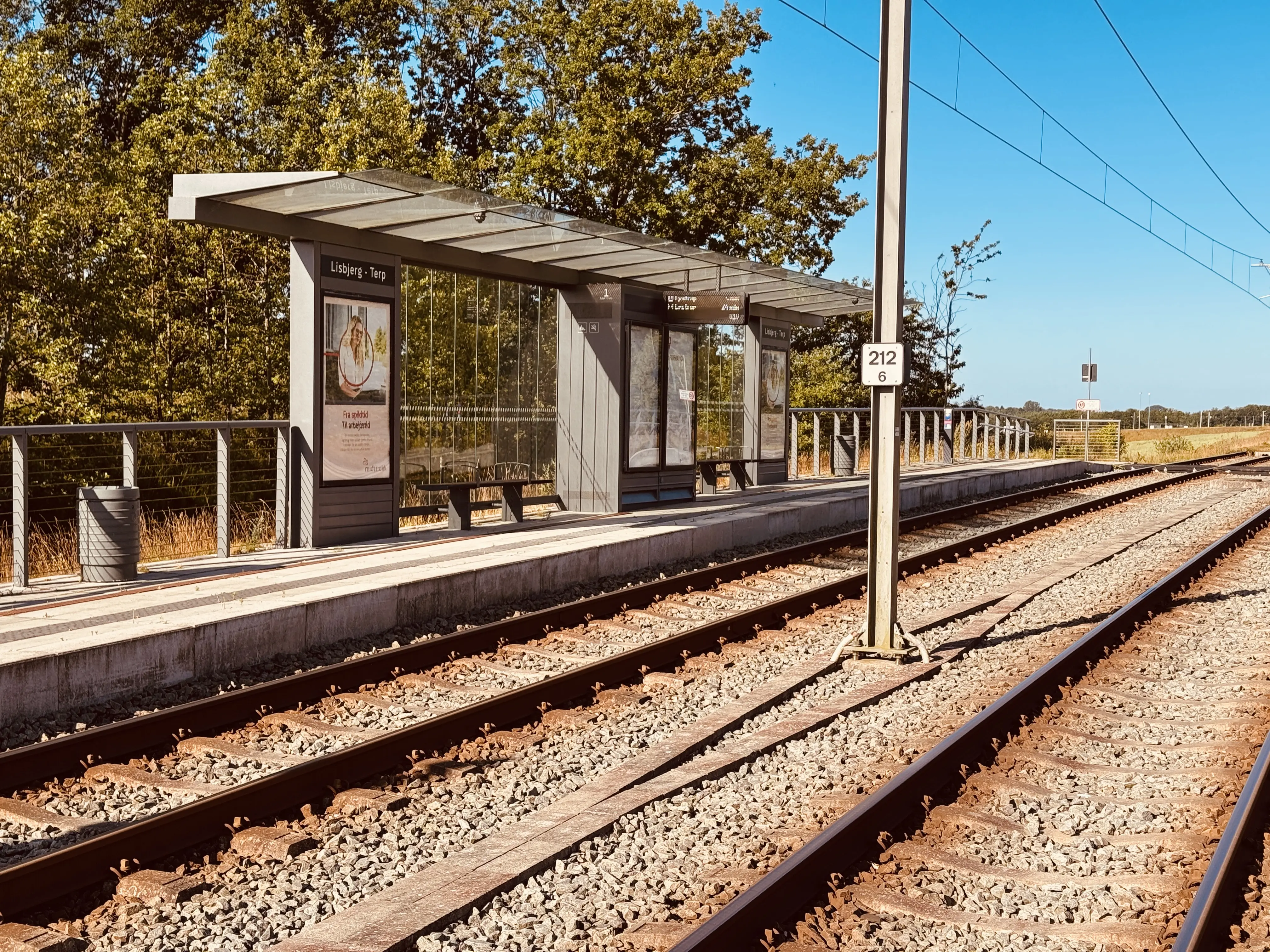 Billede af Lisbjerg - Terp Letbanestation.